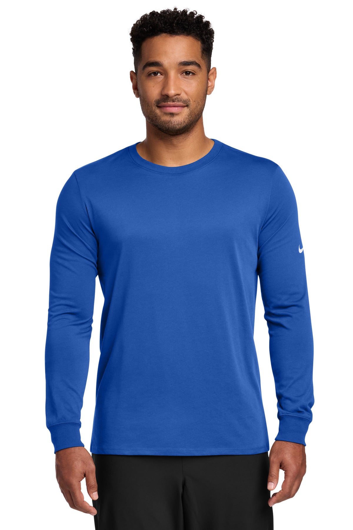 Nike NKBQ5230 Dri-FIT Cotton/Poly Long Sleeve Tee