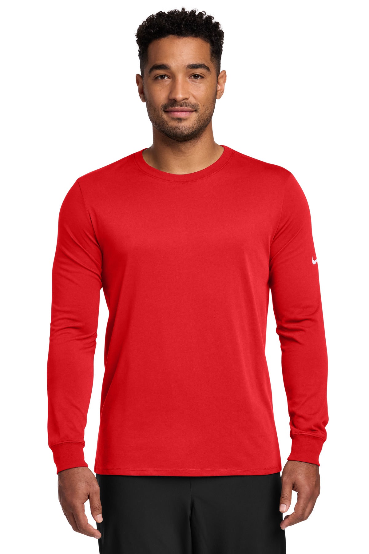 Nike NKBQ5230 Dri-FIT Cotton/Poly Long Sleeve Tee