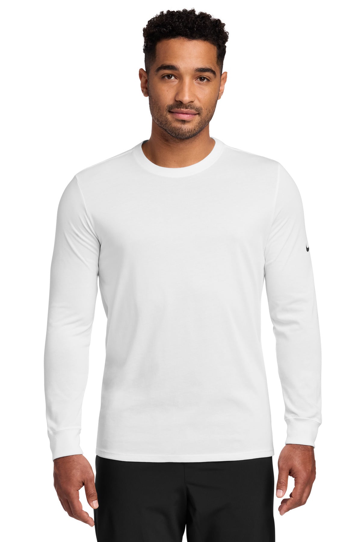 Nike NKBQ5230 Dri-FIT Cotton/Poly Long Sleeve Tee