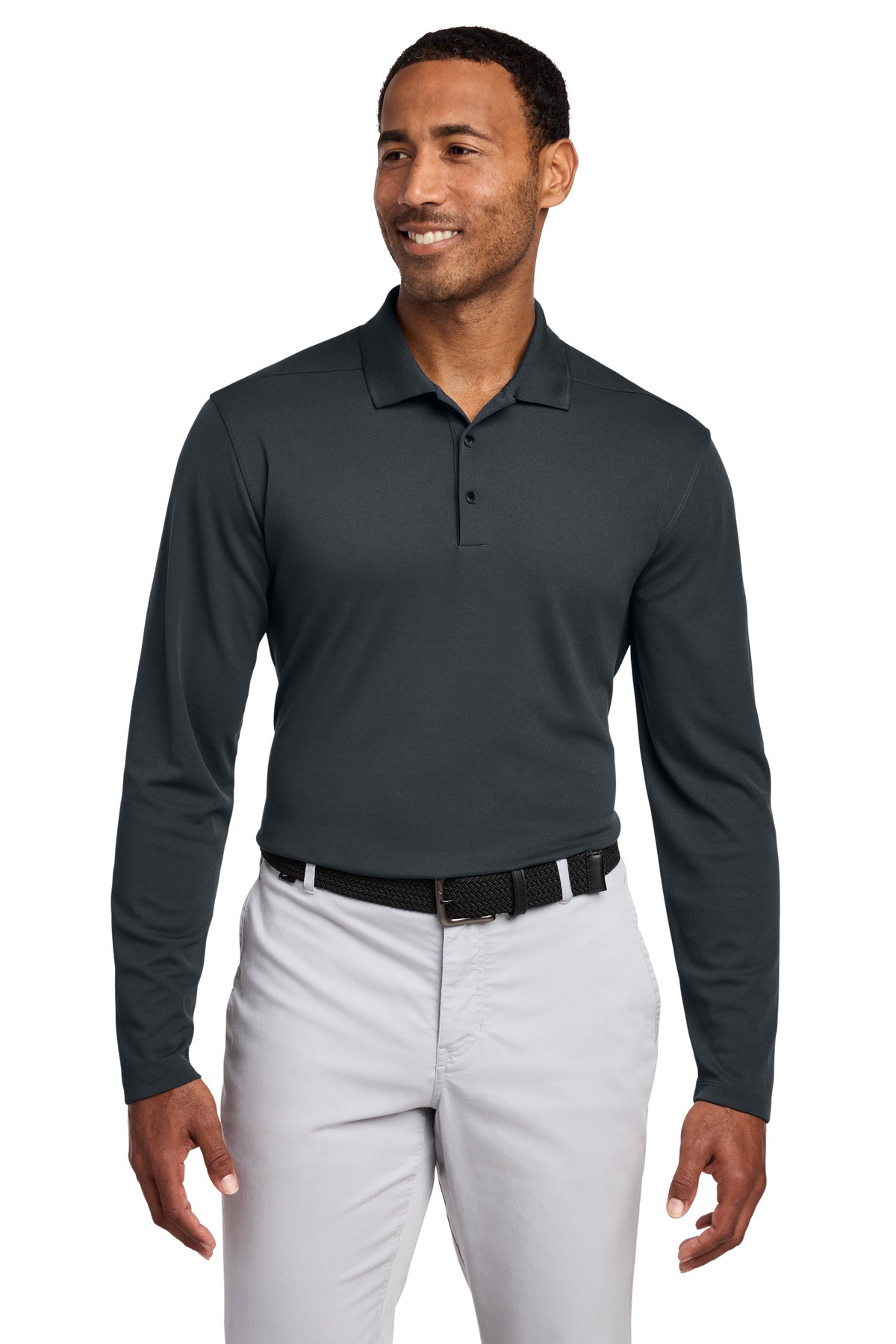 Nike NKDC2104 Dri-FIT Micro Pique 2.0 Long Sleeve Polo