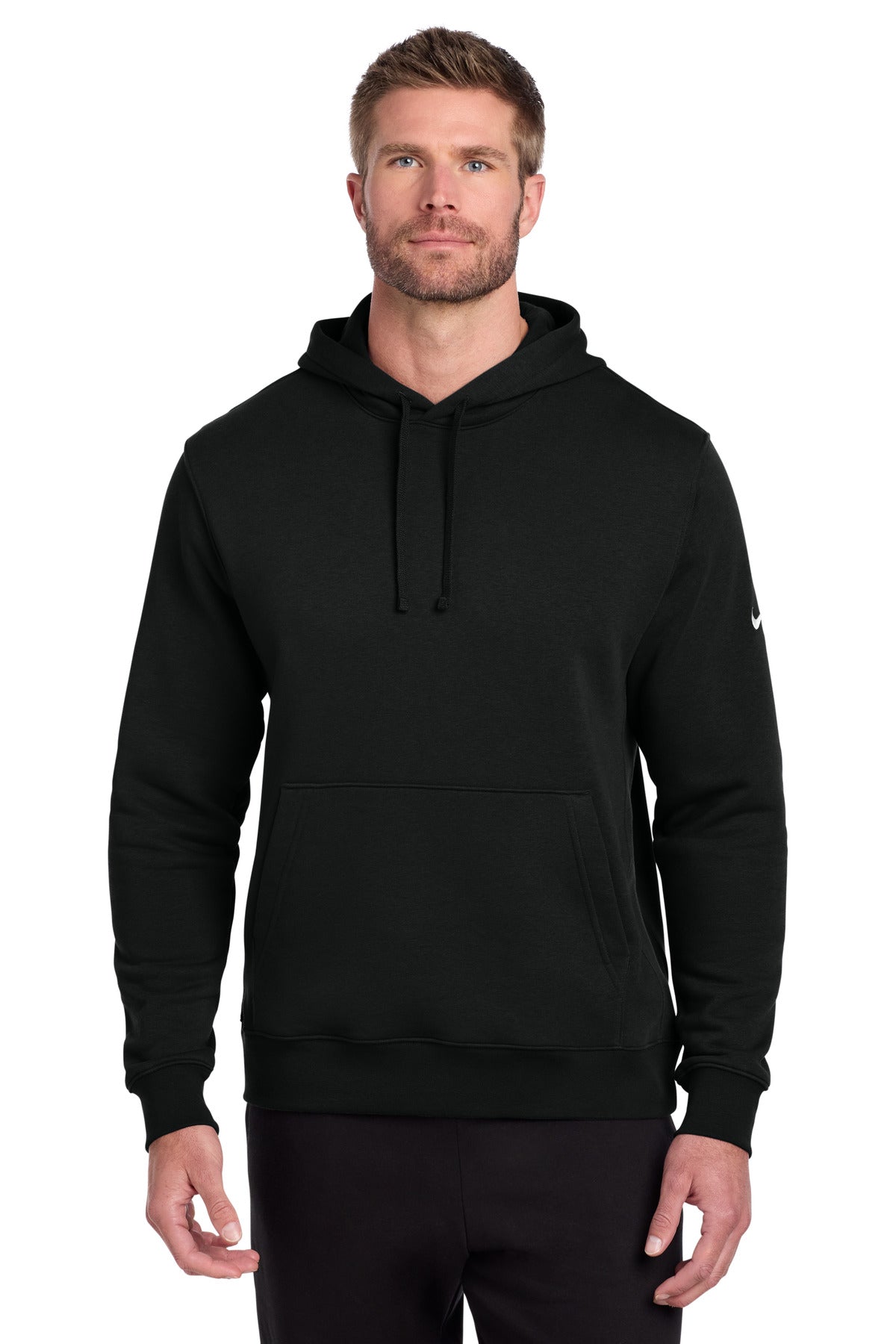 Nike NKDR1499 Club Fleece Sleeve Swoosh Pullover Hoodie