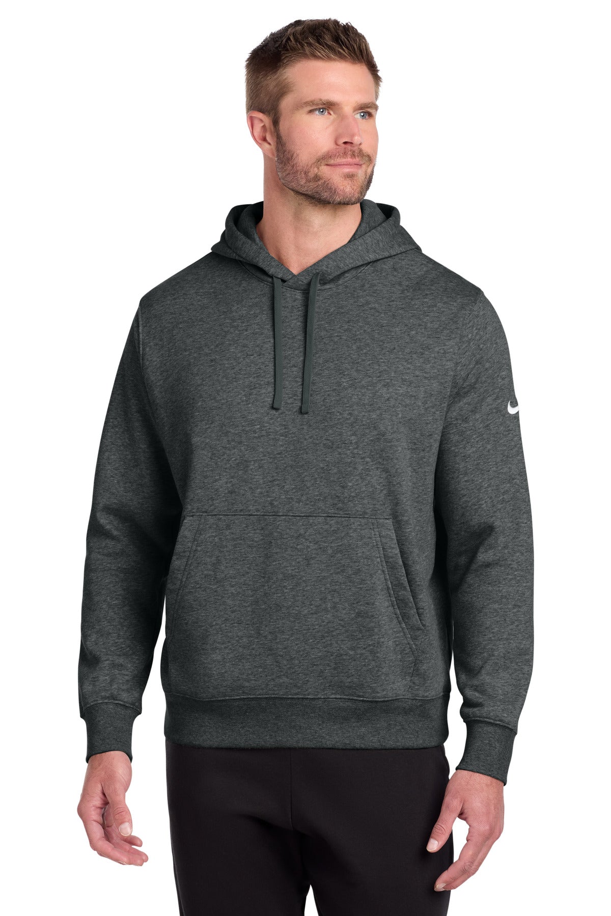 Nike NKDR1499 Club Fleece Sleeve Swoosh Pullover Hoodie