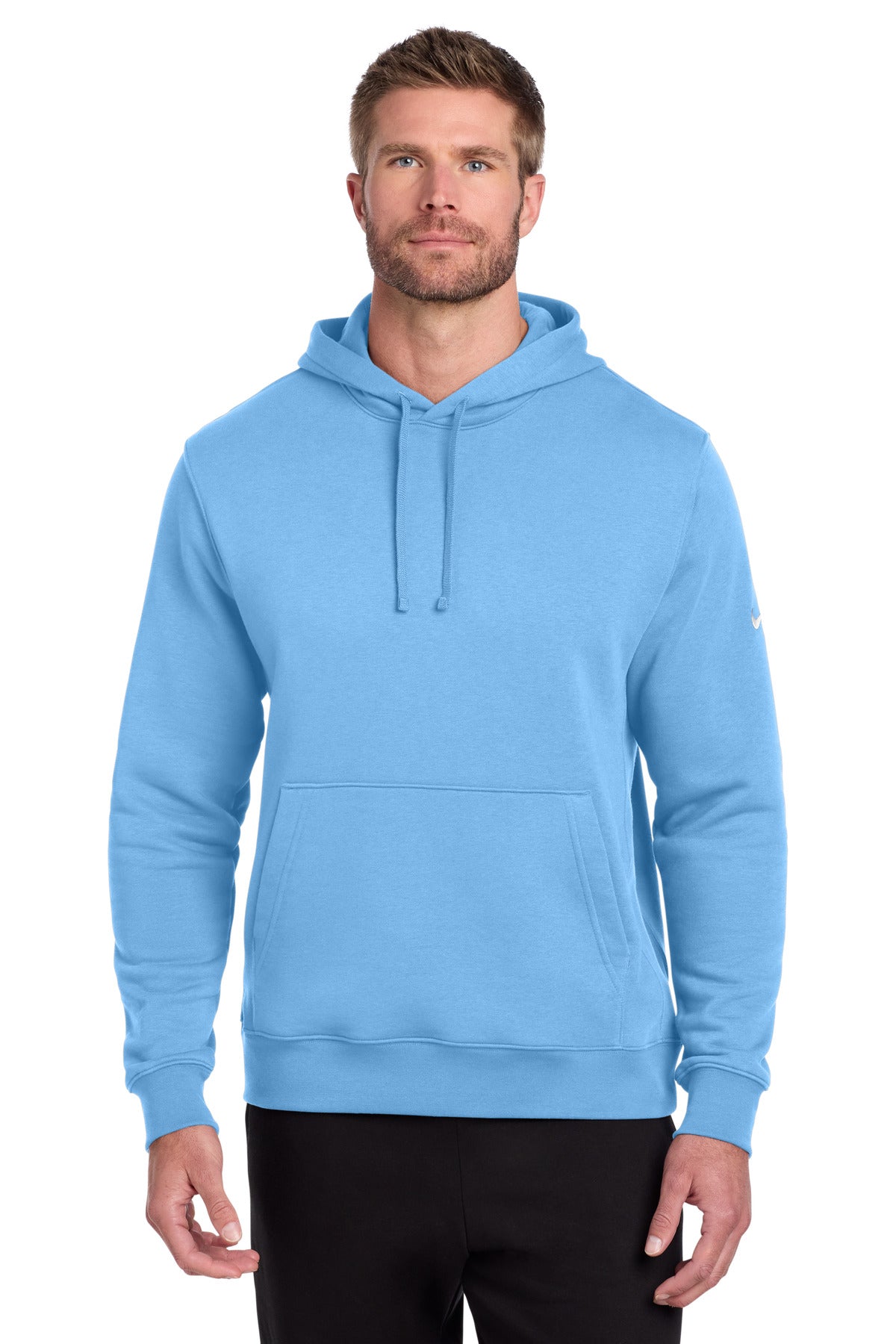 Nike NKDR1499 Club Fleece Sleeve Swoosh Pullover Hoodie