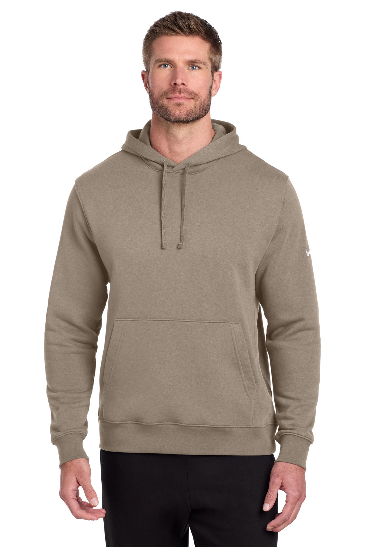 Nike NKDR1499 Club Fleece Sleeve Swoosh Pullover Hoodie