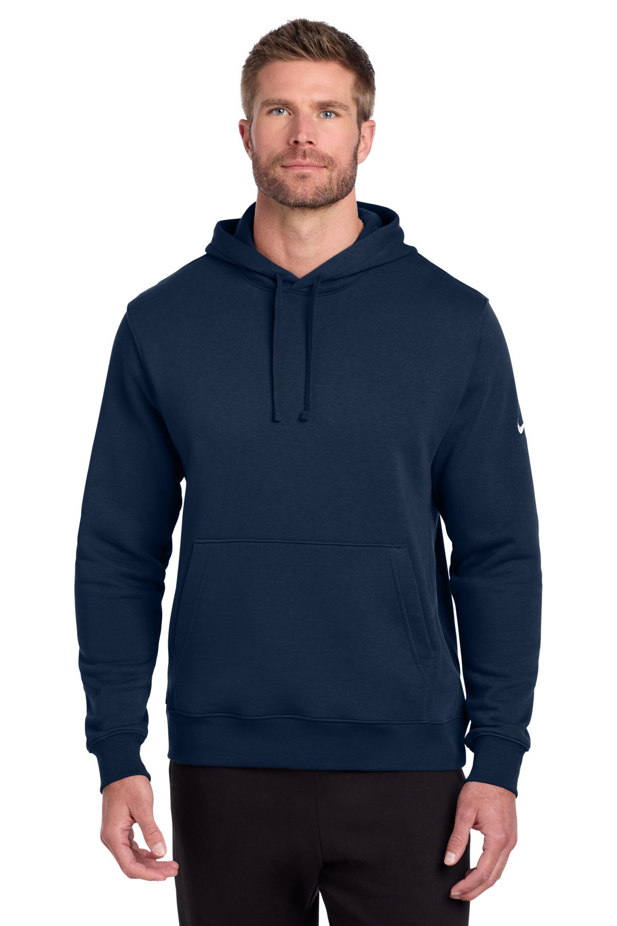 Nike NKDR1499 Club Fleece Sleeve Swoosh Pullover Hoodie
