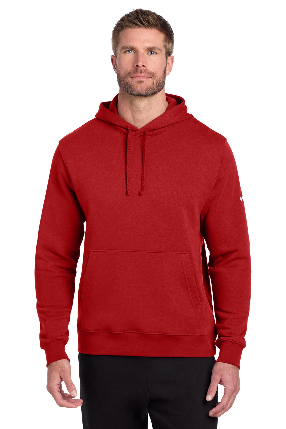 Nike NKDR1499 Club Fleece Sleeve Swoosh Pullover Hoodie