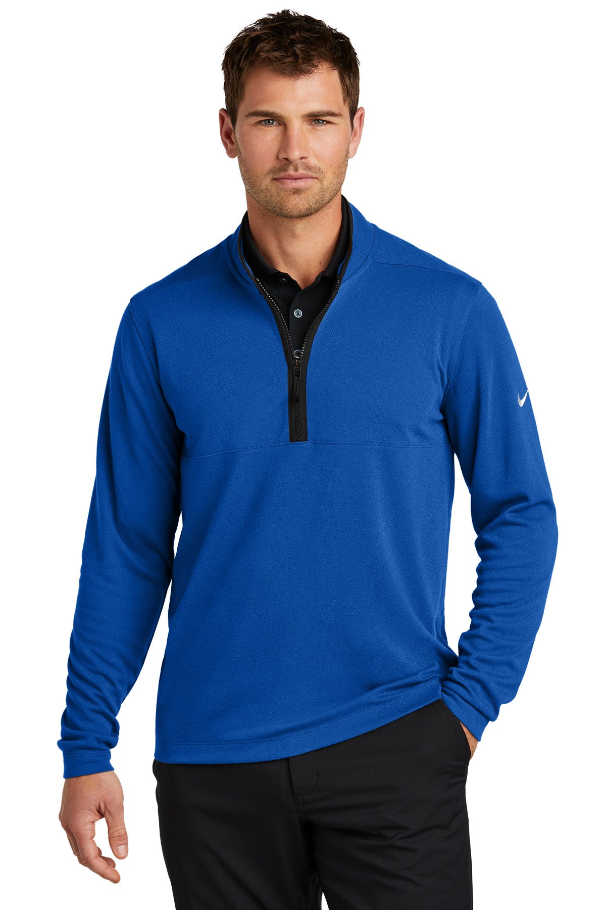 Nike NKDX6702 Textured 1/2-Zip Cover-Up