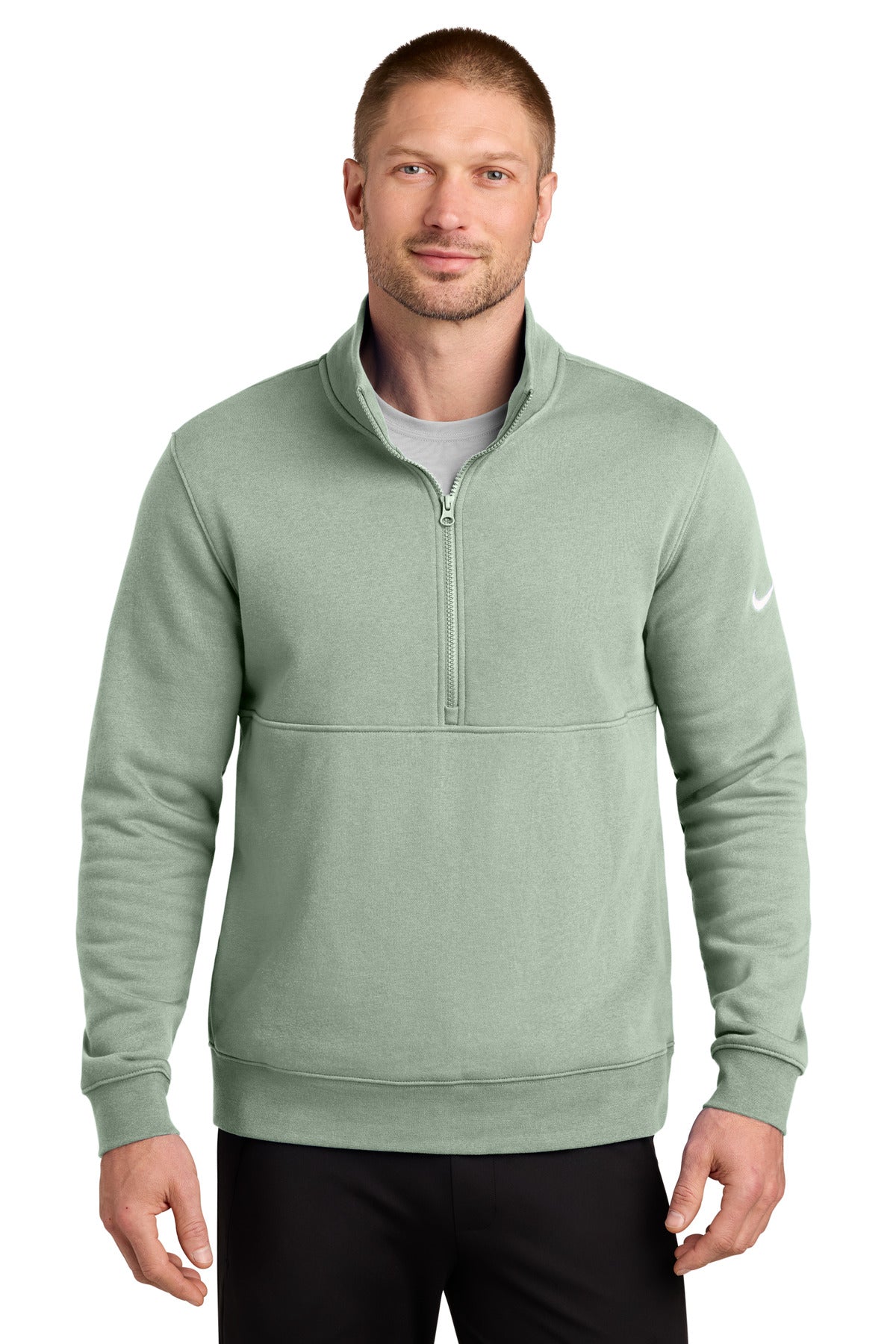 Nike NKDX6718 Club Fleece Sleeve Swoosh 1/2-Zip