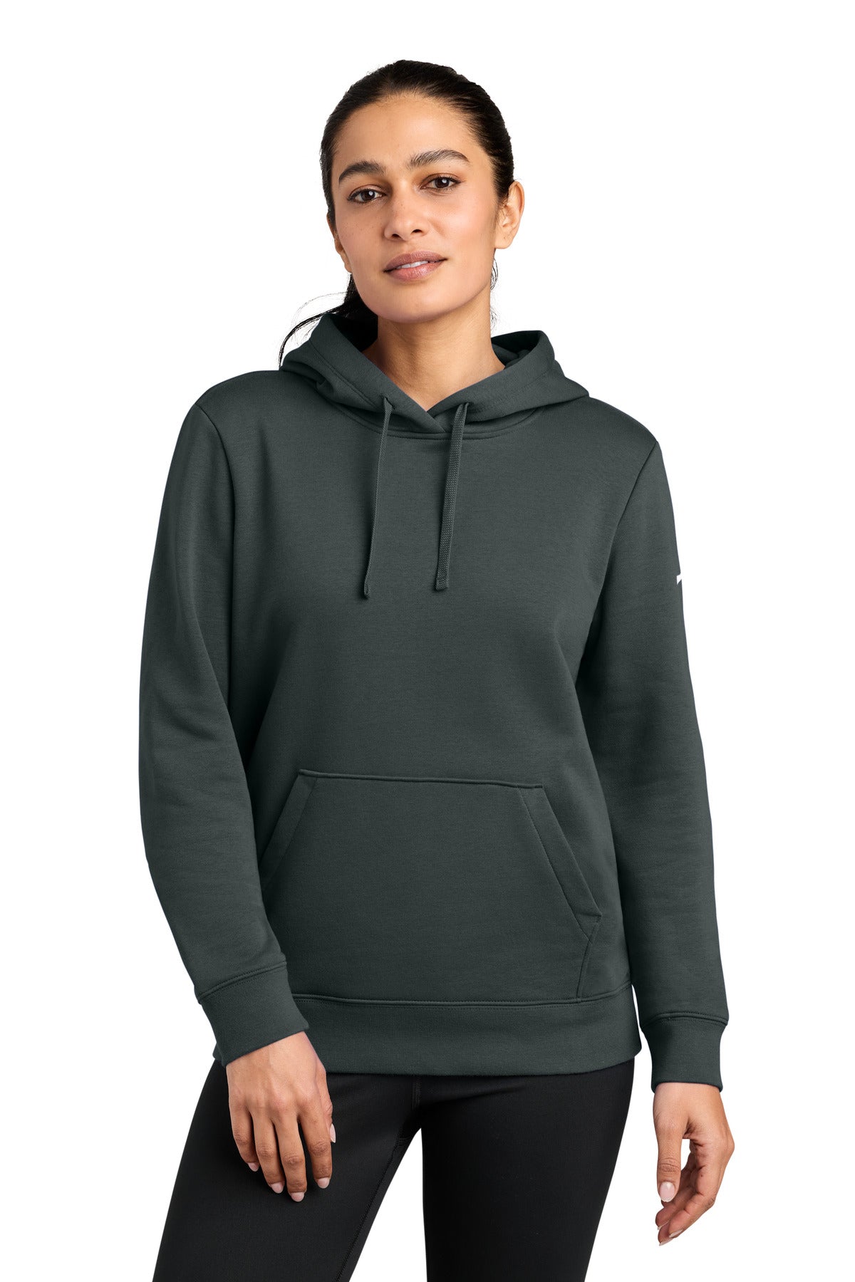 Nike NKFD9889 Women's Club Fleece Sleeve Swoosh Pullover Hoodie