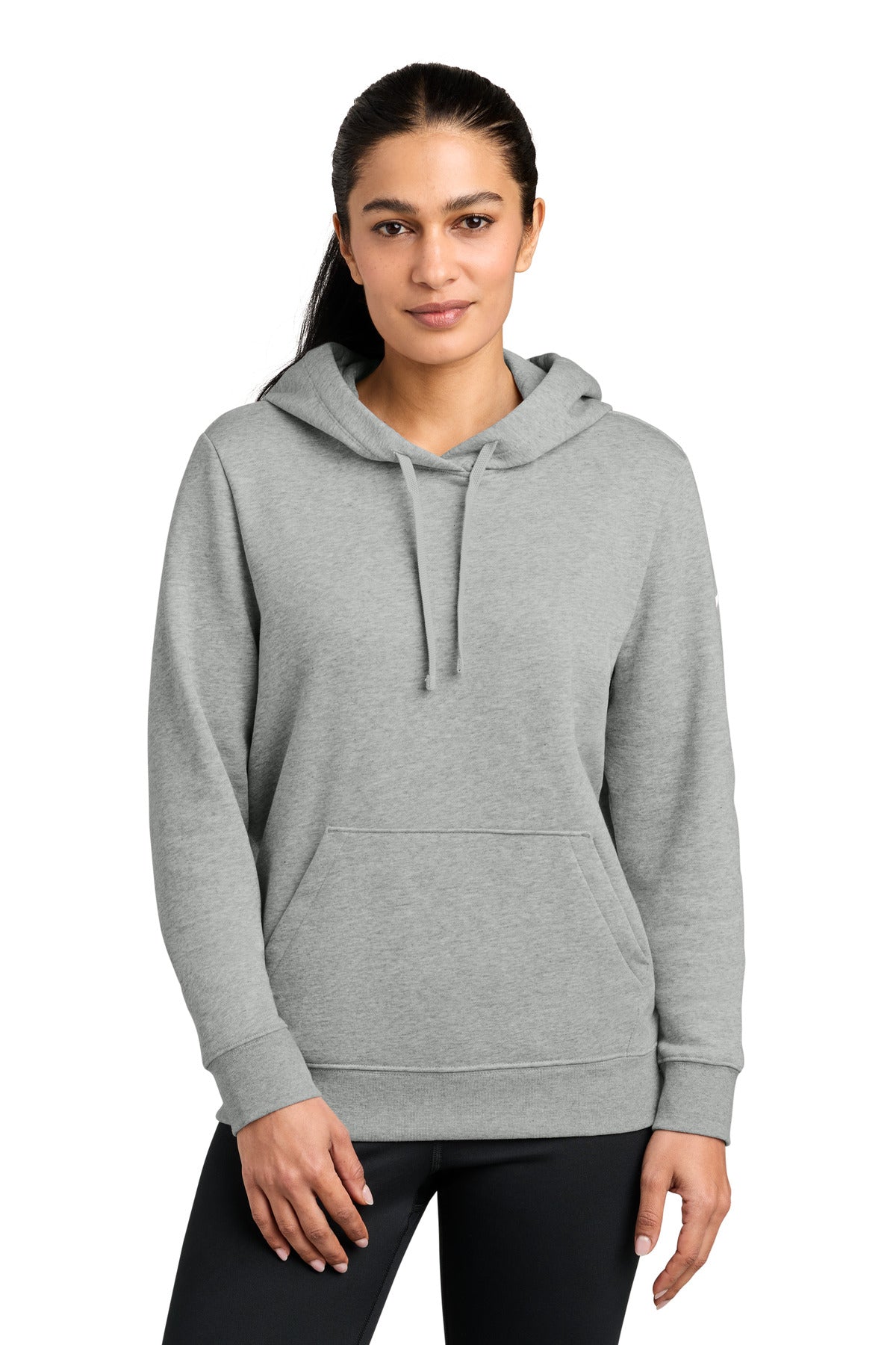 Nike NKFD9889 Women's Club Fleece Sleeve Swoosh Pullover Hoodie
