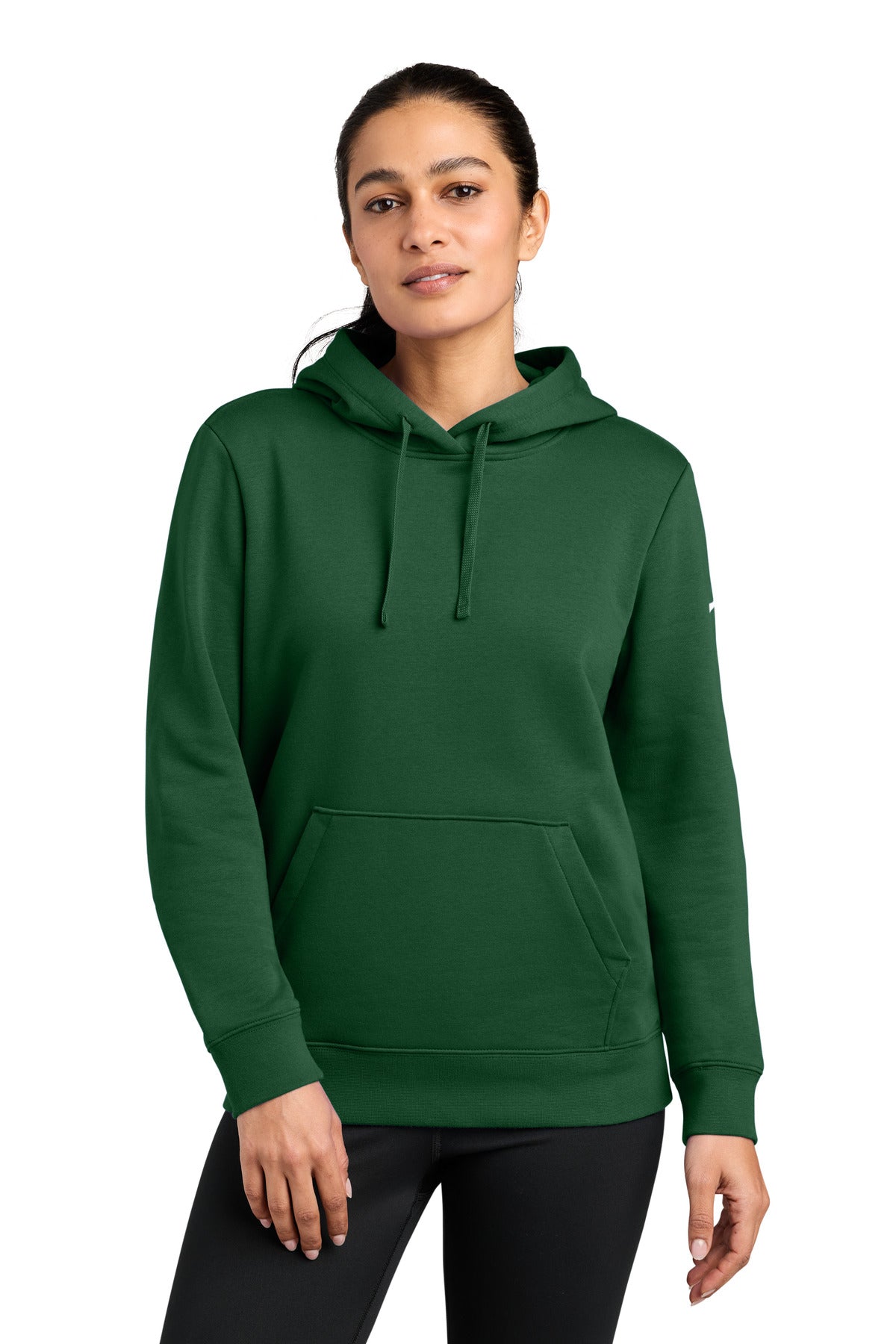 Nike NKFD9889 Women's Club Fleece Sleeve Swoosh Pullover Hoodie