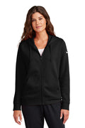 Nike NKFD9890 Women's Club Fleece Sleeve Swoosh Full-Zip Hoodie