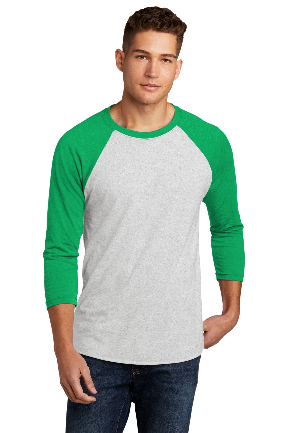 Next Level Apparel NL6051 Adult Tri-Blend 3/4-Sleeve Raglan Tee