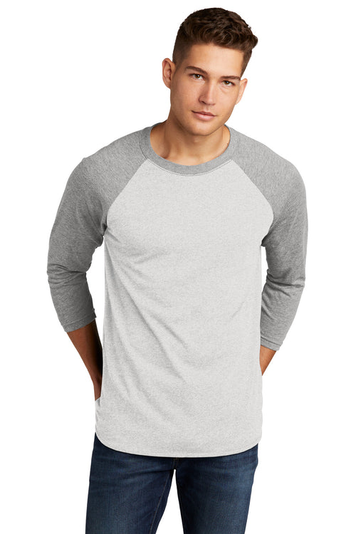 Next Level Apparel NL6051 Adult Tri-Blend 3/4-Sleeve Raglan Tee