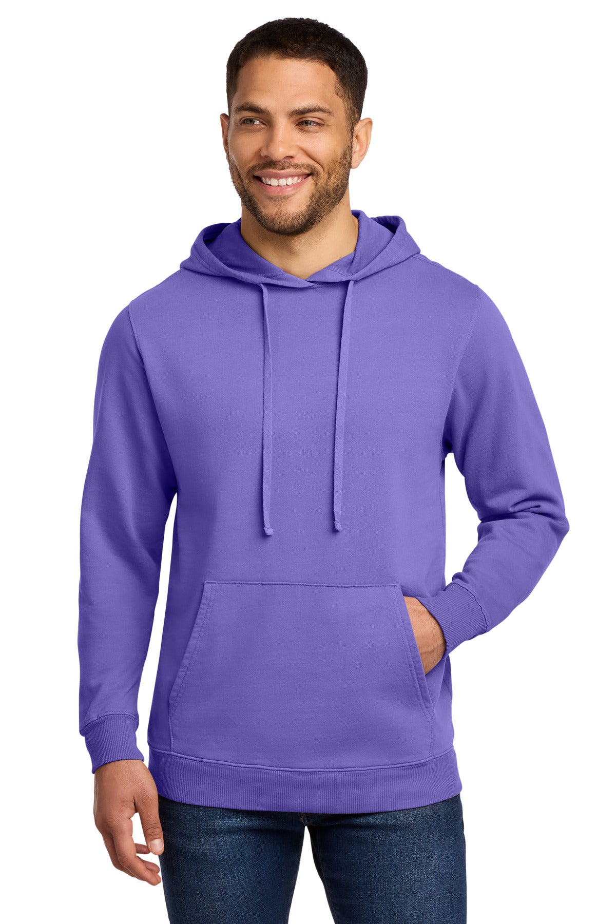 Beach Wash® Garment-Dyed Pullover Hooded Sweatshirt - 8.6 oz | Port & Co PC098H