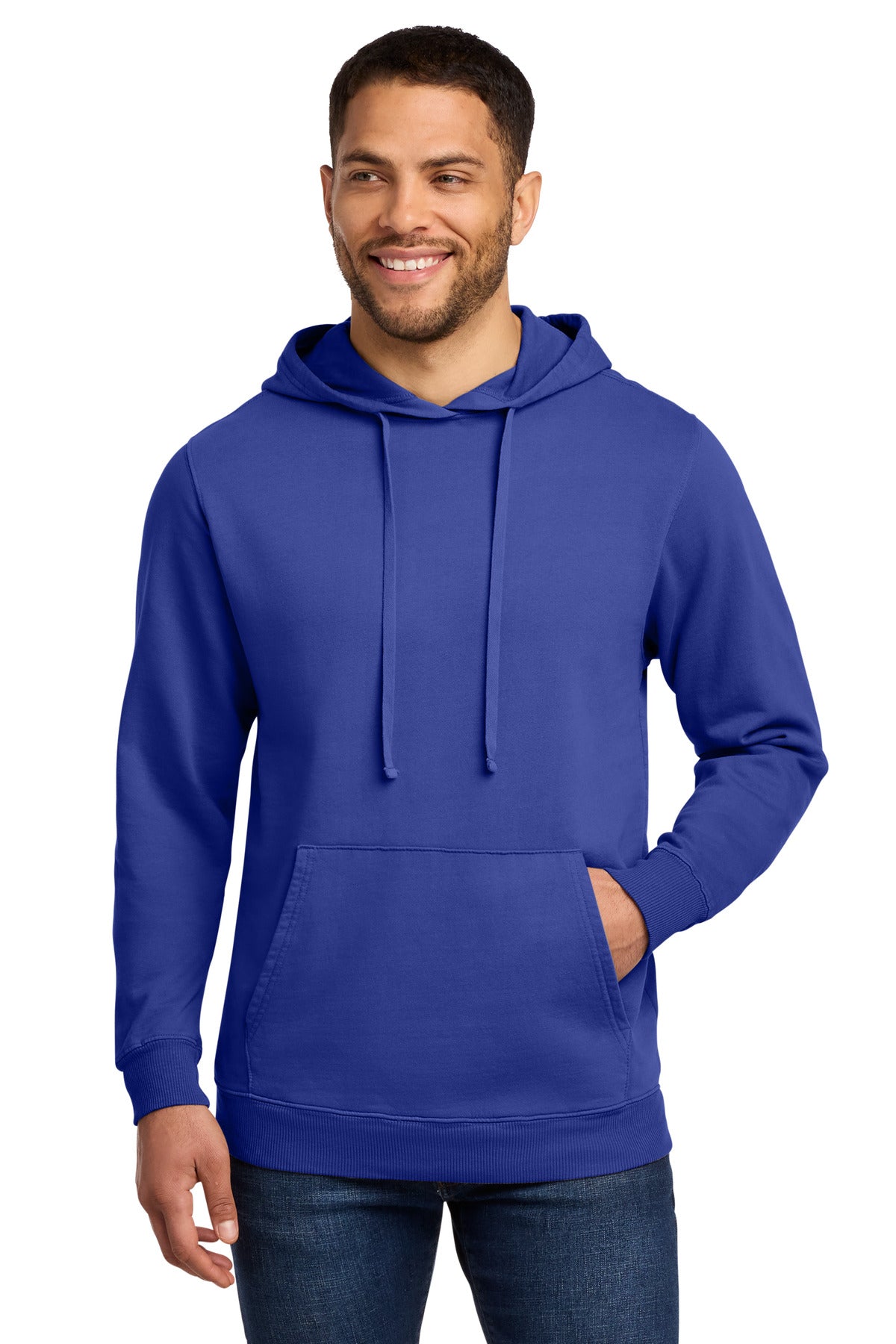 Port & Co PC098H Beach Wash Garment-Dyed Pullover Hooded Sweatshirt