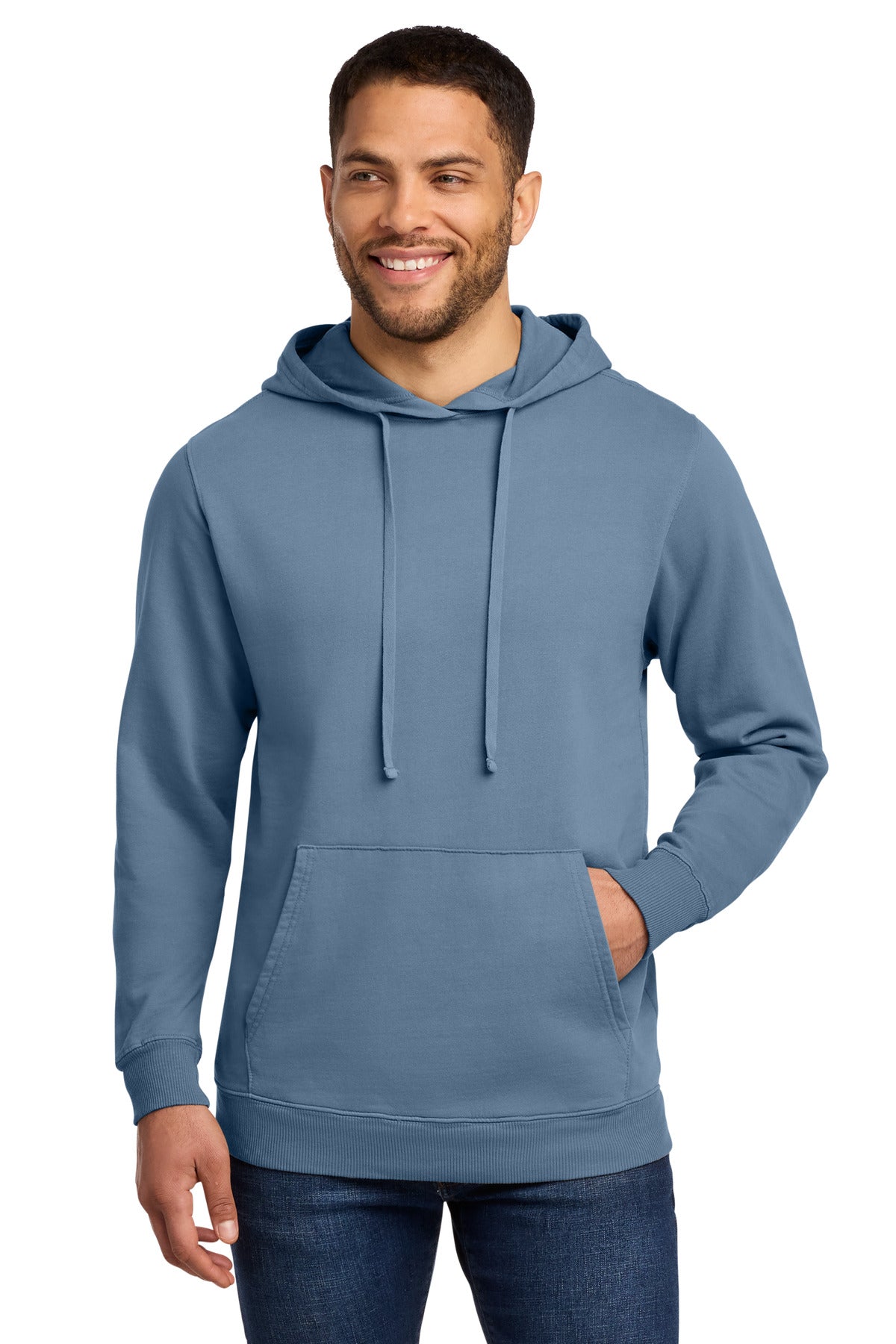 Port & Co PC098H Beach Wash Garment-Dyed Pullover Hooded Sweatshirt