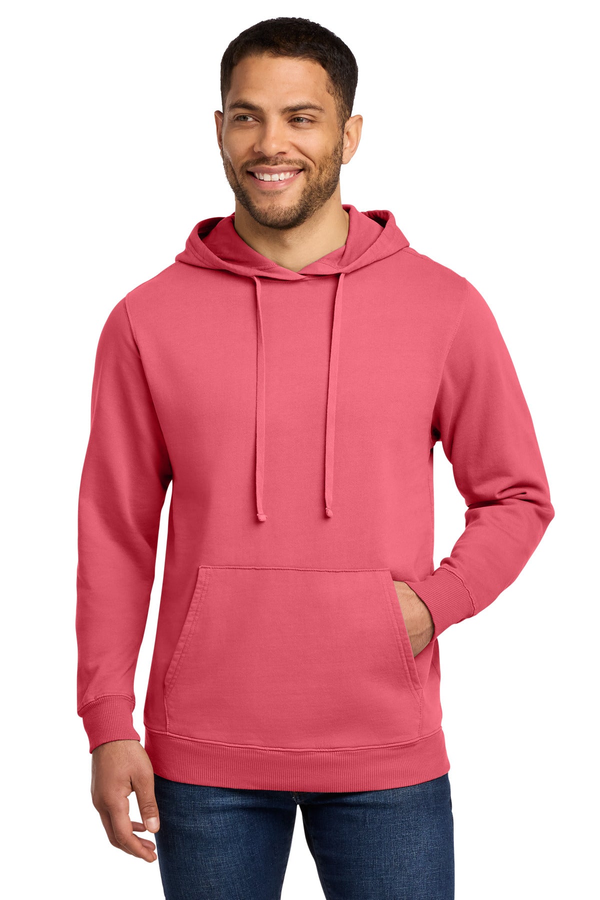 Port & Co PC098H Beach Wash Garment-Dyed Pullover Hooded Sweatshirt