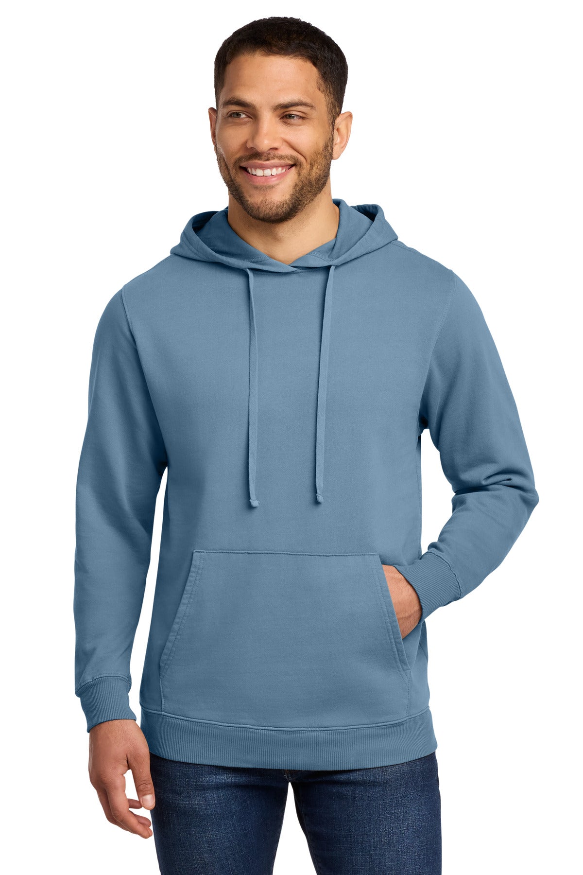 Port & Co PC098H Beach Wash Garment-Dyed Pullover Hooded Sweatshirt