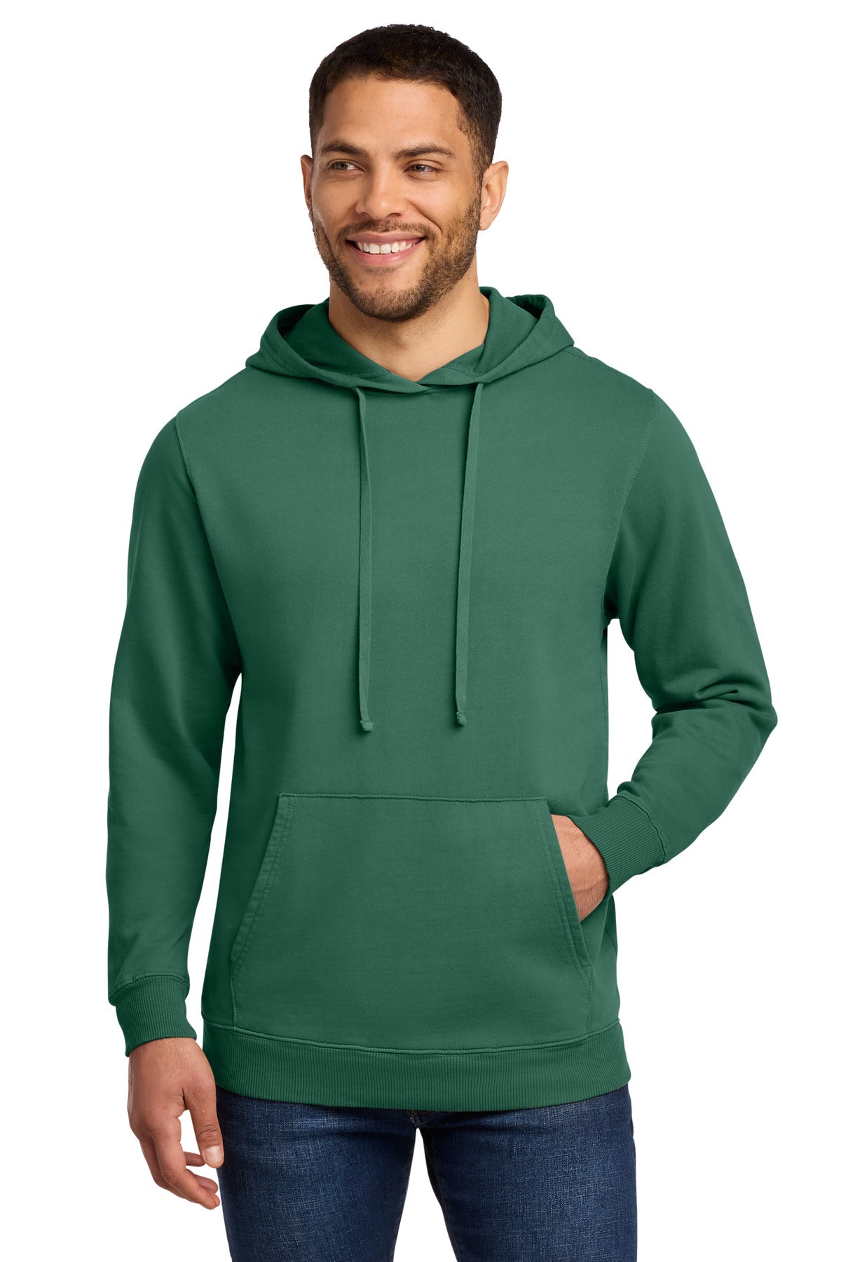 Port & Co PC098H Beach Wash Garment-Dyed Pullover Hooded Sweatshirt