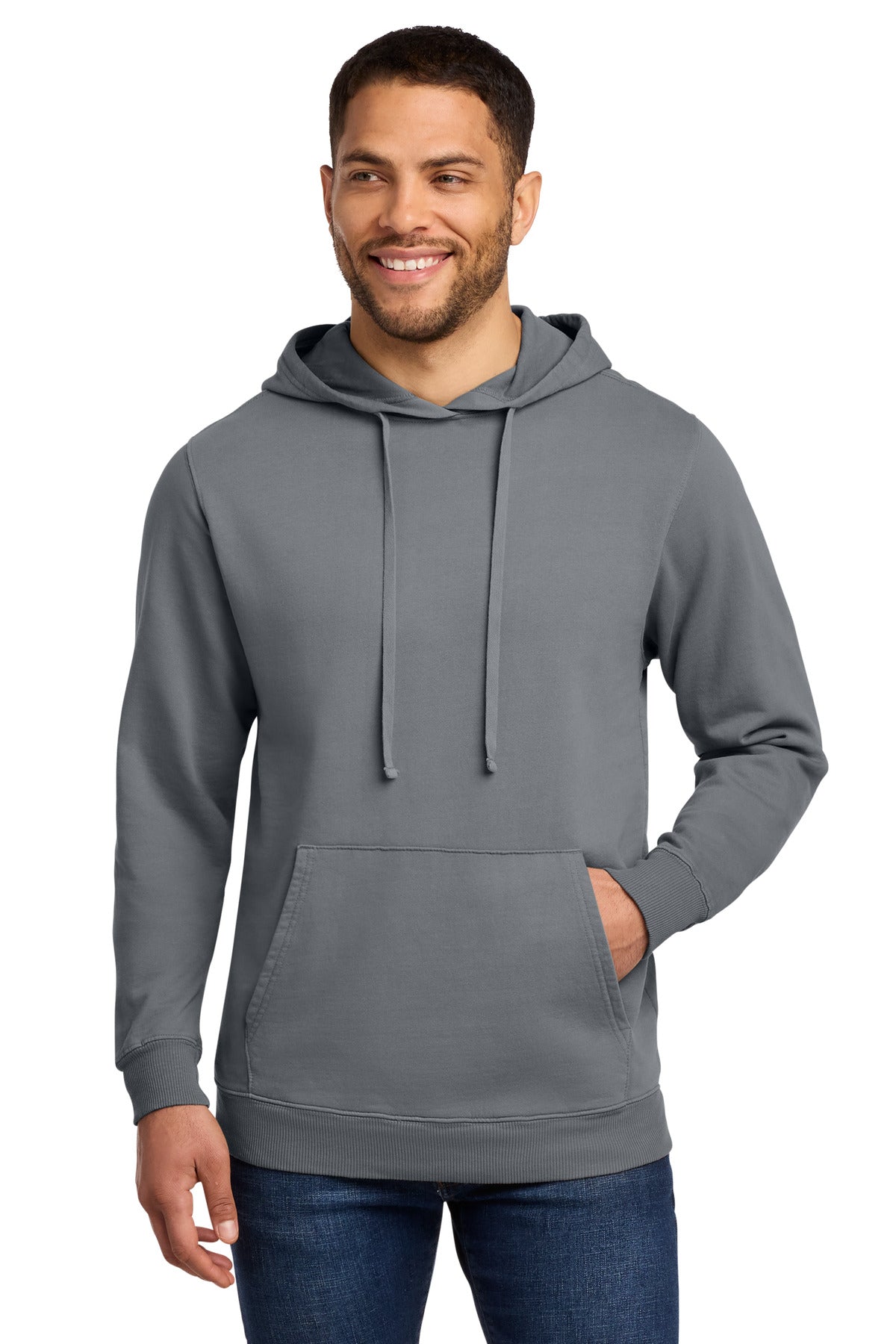 Port & Co PC098H Beach Wash Garment-Dyed Pullover Hooded Sweatshirt