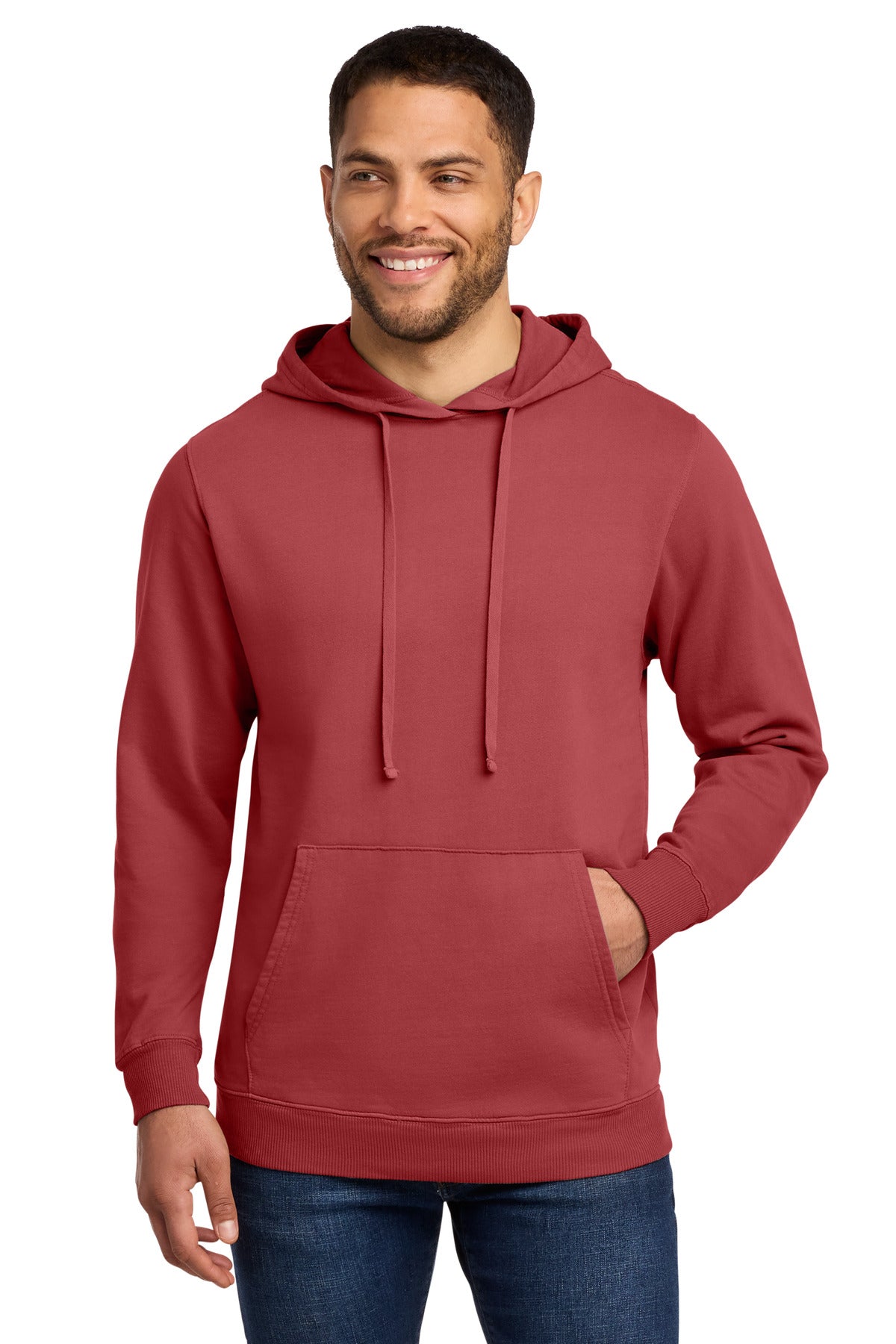 Port & Co PC098H Beach Wash Garment-Dyed Pullover Hooded Sweatshirt