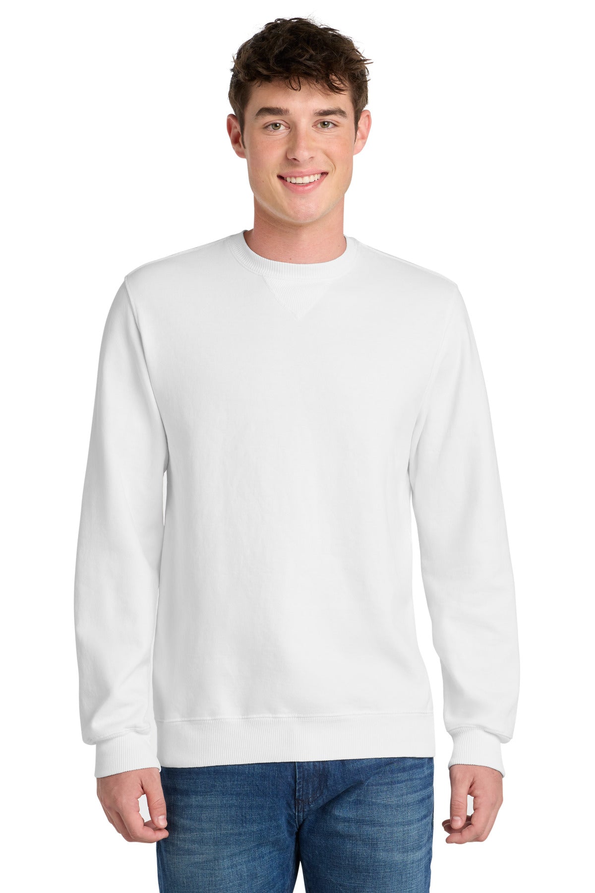 Port & Co PC098 Beach Wash Garment-Dyed Crewneck Sweatshirt