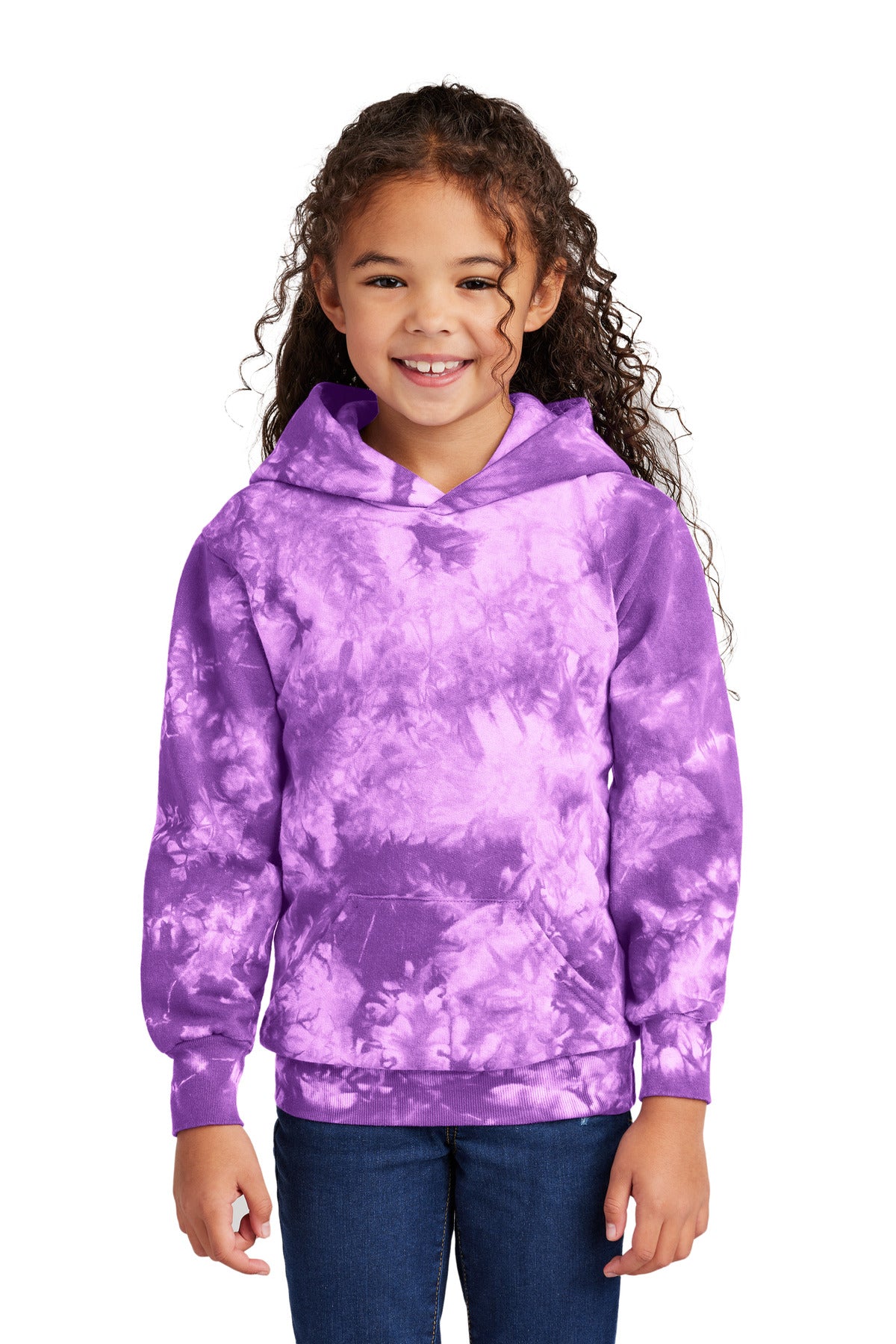 Port & Co PC144Y Youth Crystal Tie-Dye Pullover Hoodie