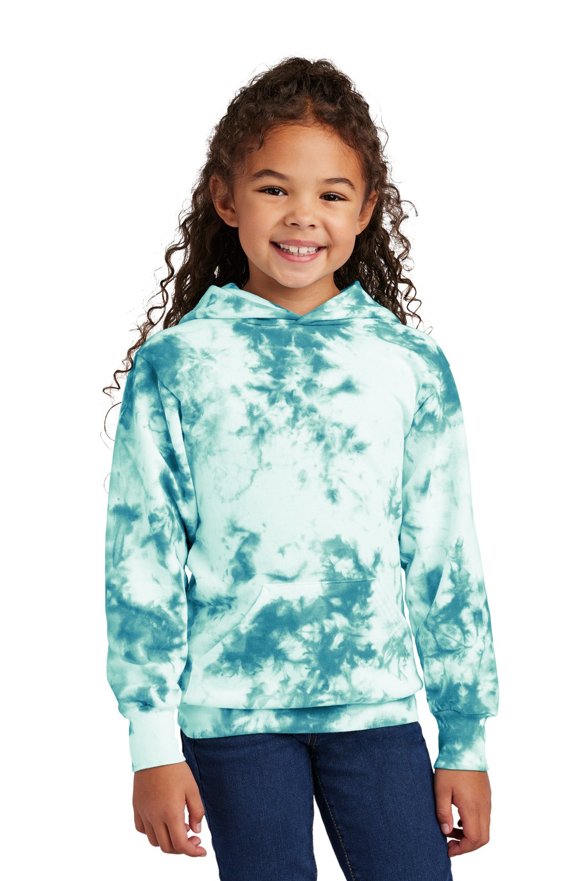 Port & Co PC144Y Youth Crystal Tie-Dye Pullover Hoodie