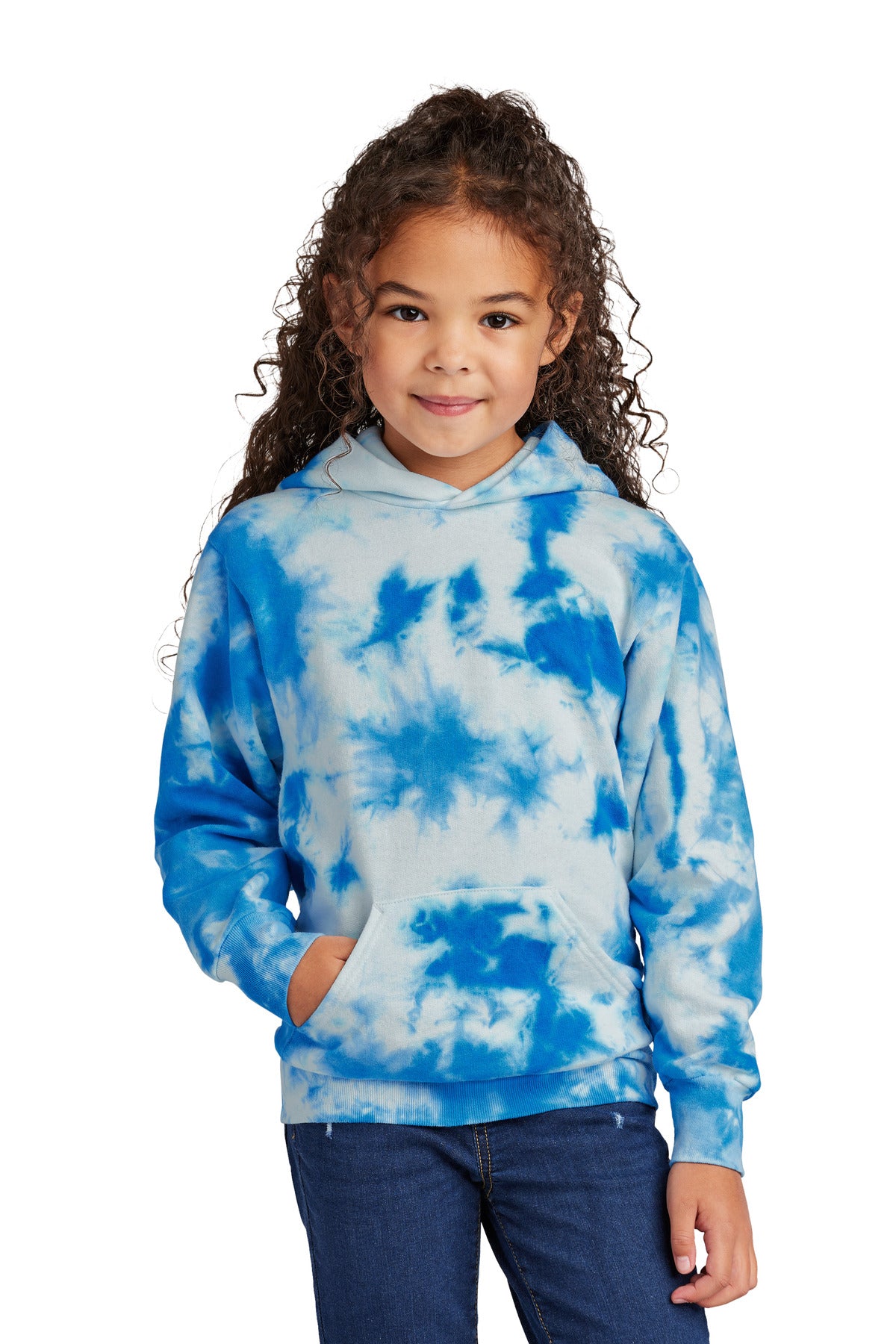 Port & Co PC144Y Youth Crystal Tie-Dye Pullover Hoodie