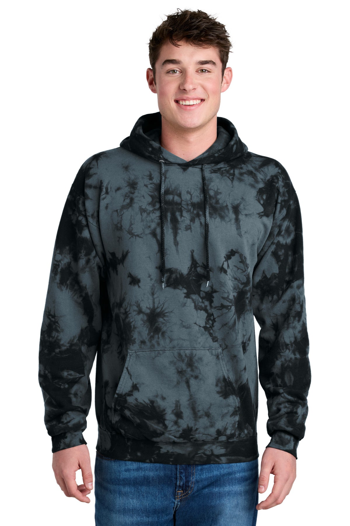 Crystal Tie-Dye Pullover Hoodie - 7.8 oz | Port & Co PC144