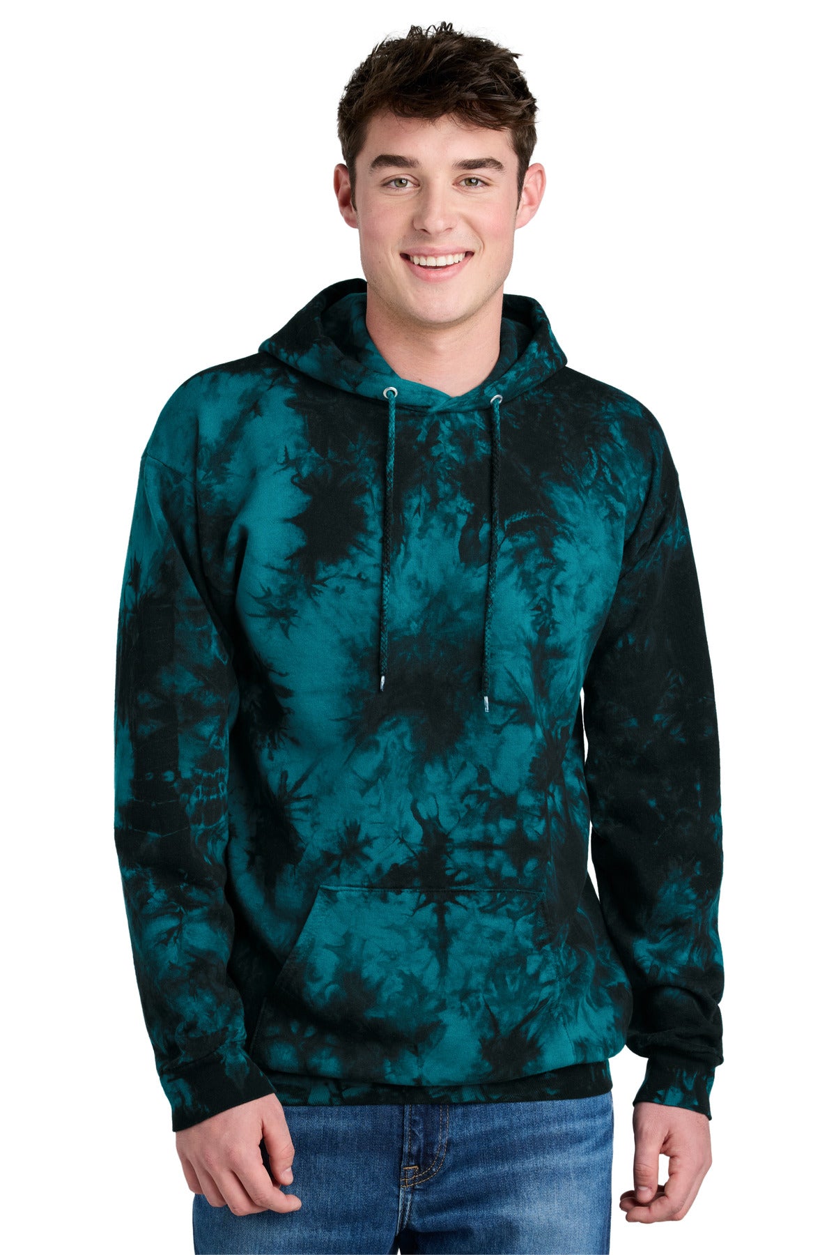 Port & Co PC144 Crystal Tie-Dye Pullover Hoodie