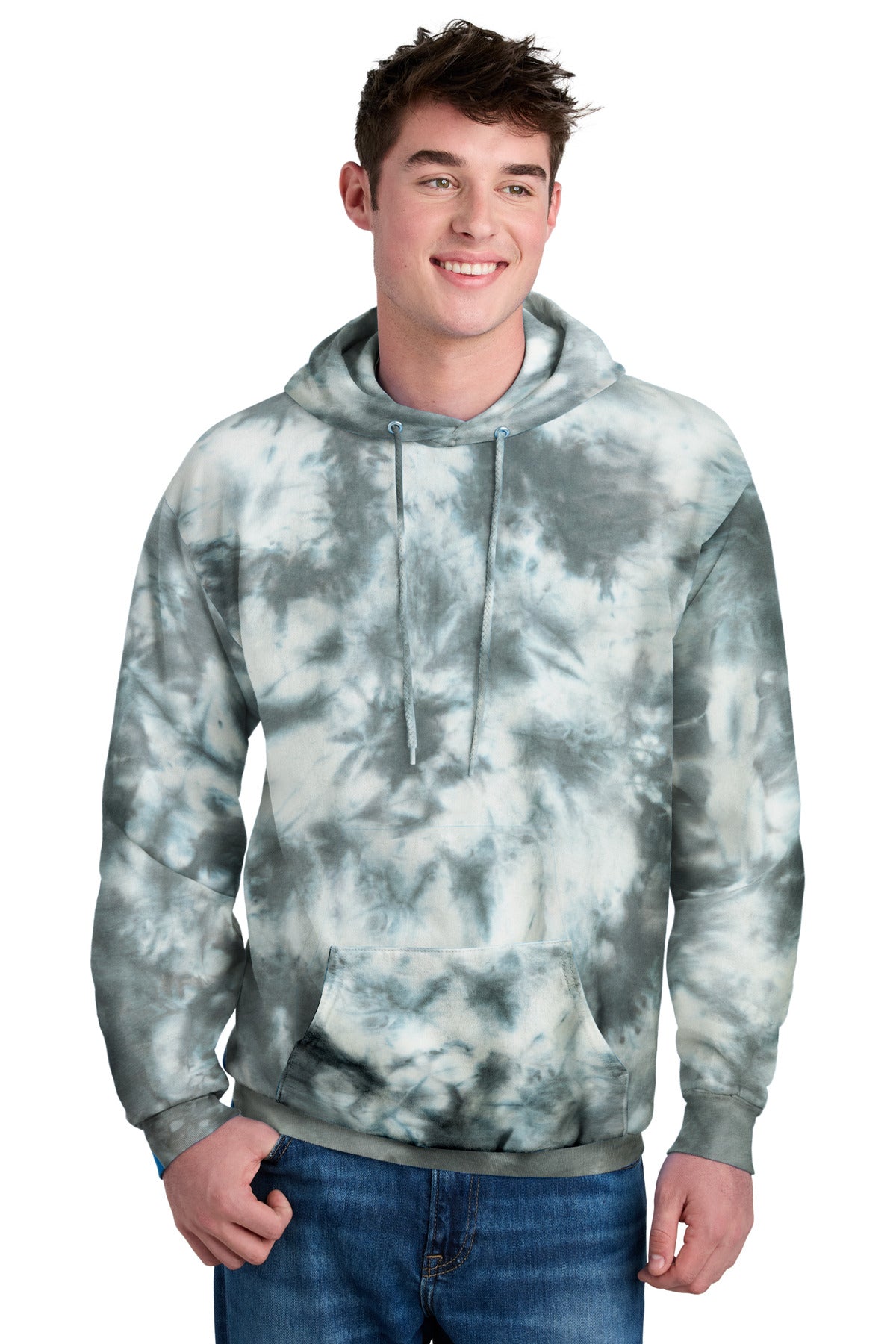 Port & Co PC144 Crystal Tie-Dye Pullover Hoodie