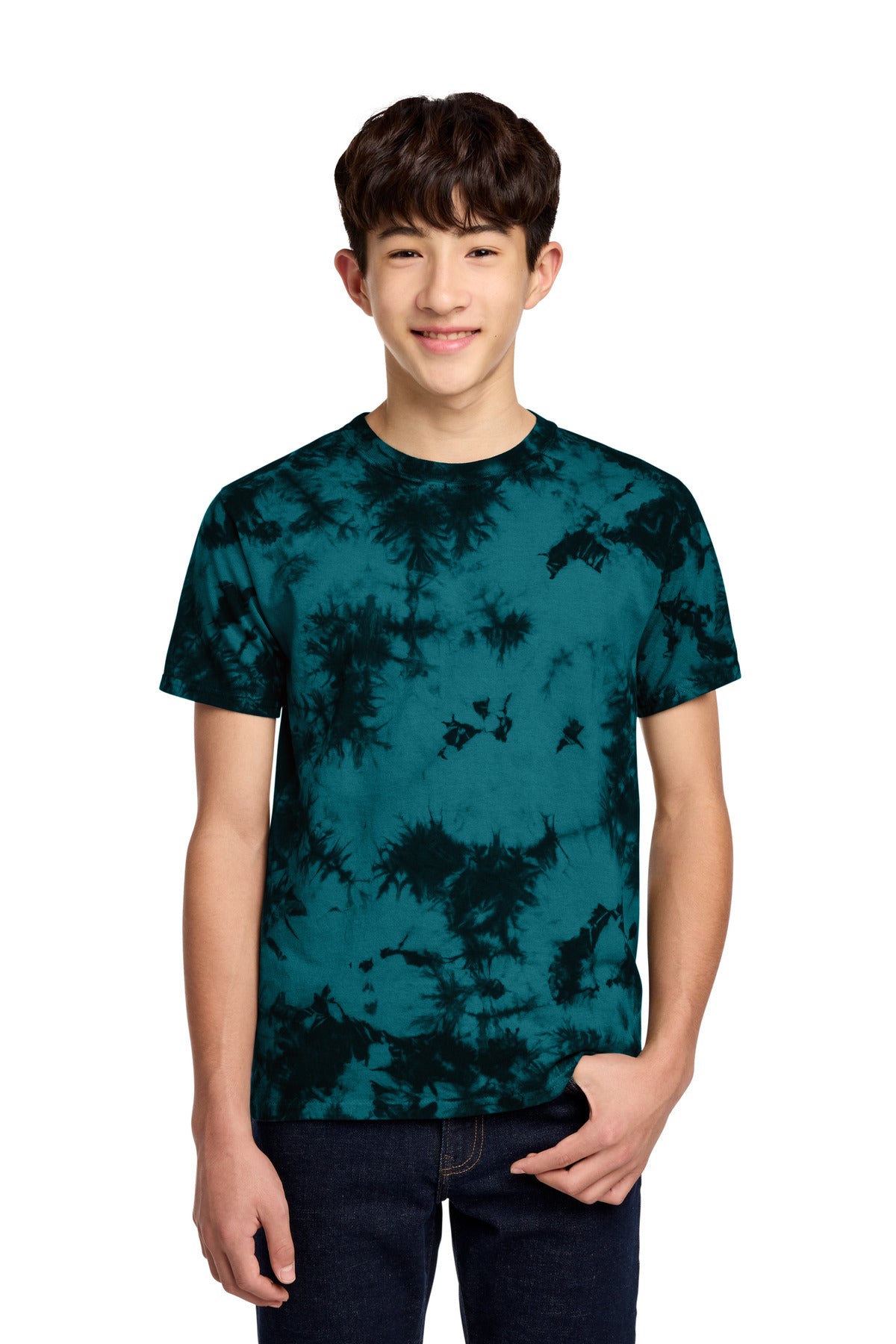 Port & Co PC145Y Youth Crystal Tie-Dye Tee