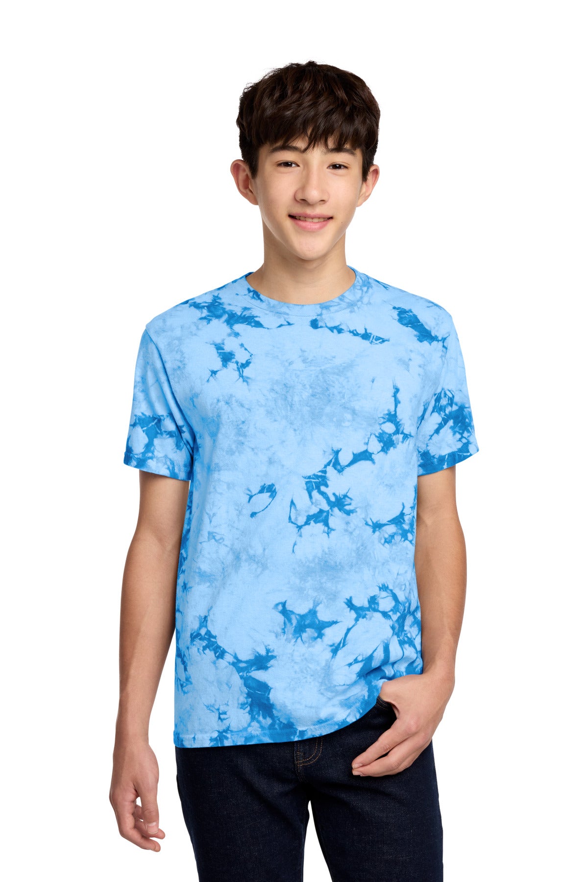 Port & Co PC145Y Youth Crystal Tie-Dye Tee