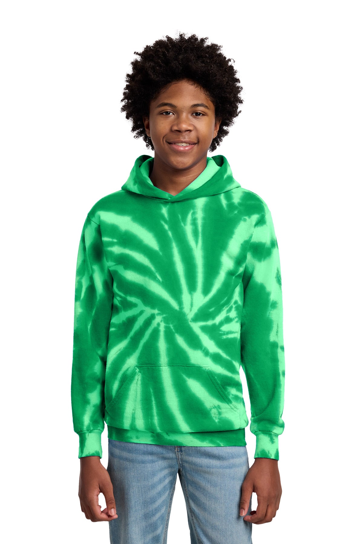 Port & Co PC146Y Youth Tie-Dye Pullover Hooded Sweatshirt
