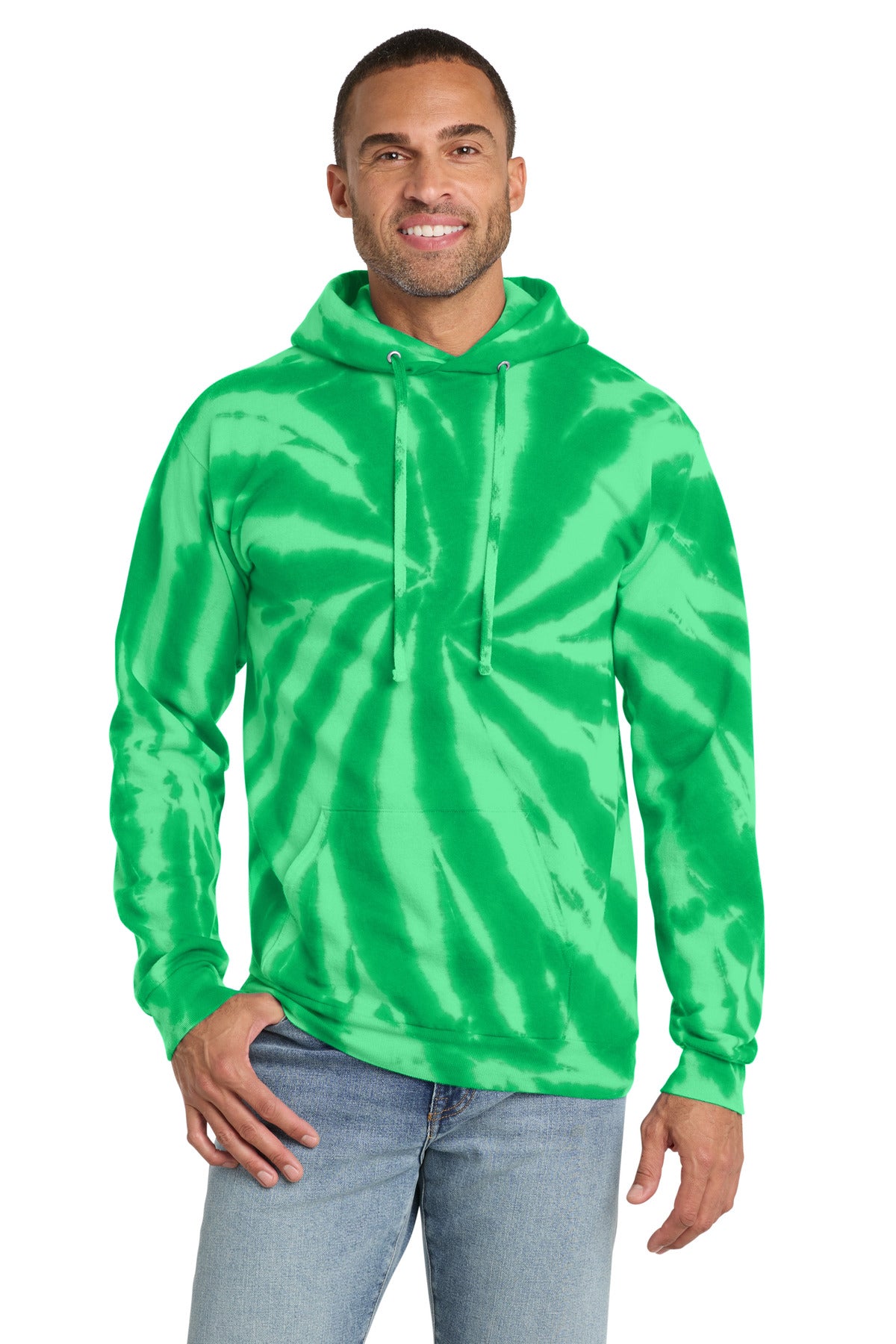 Port & Co PC146 Tie-Dye Pullover Hooded Sweatshirt