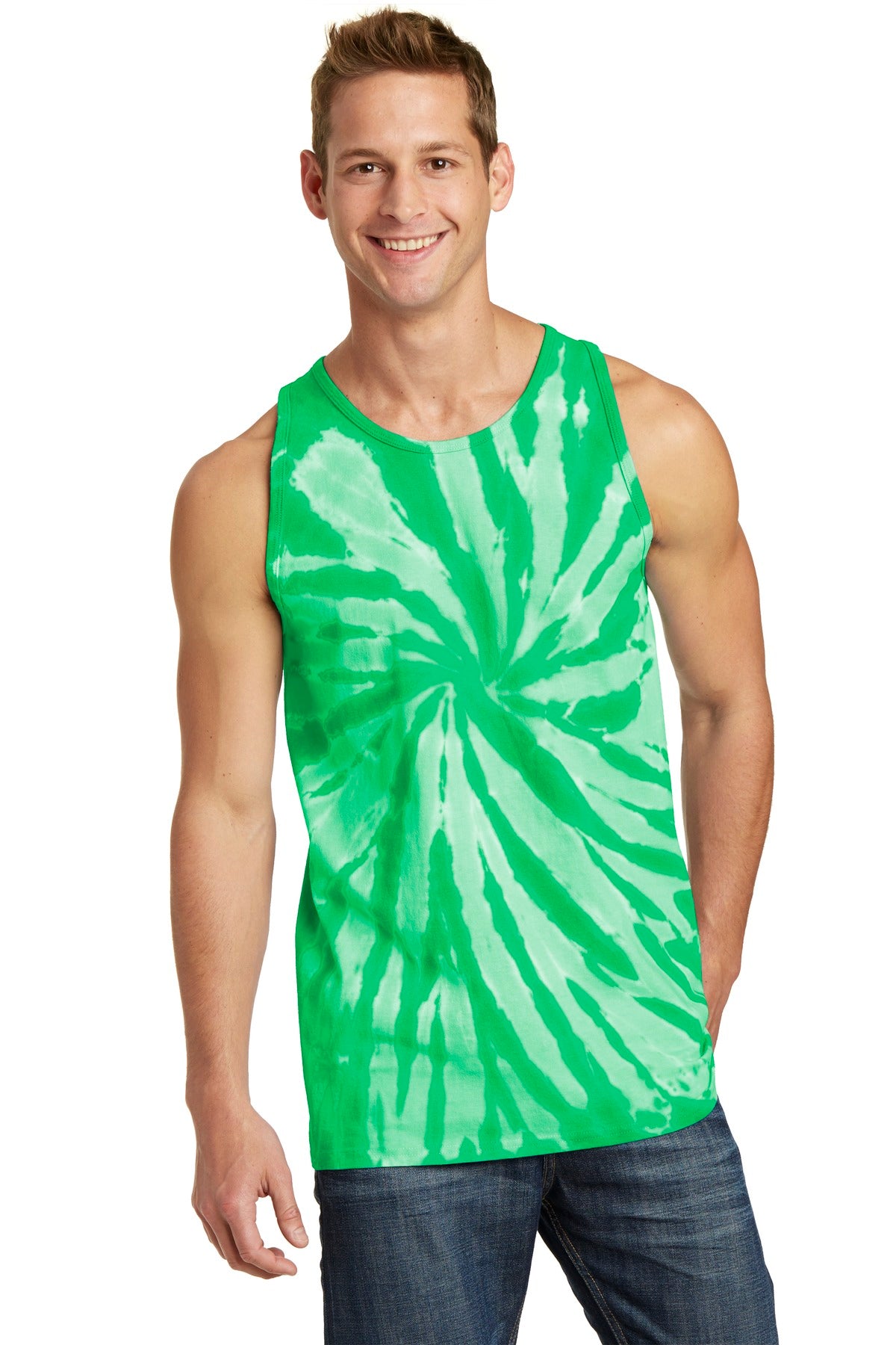 Port & Co PC147TT Tie-Dye Tank Top