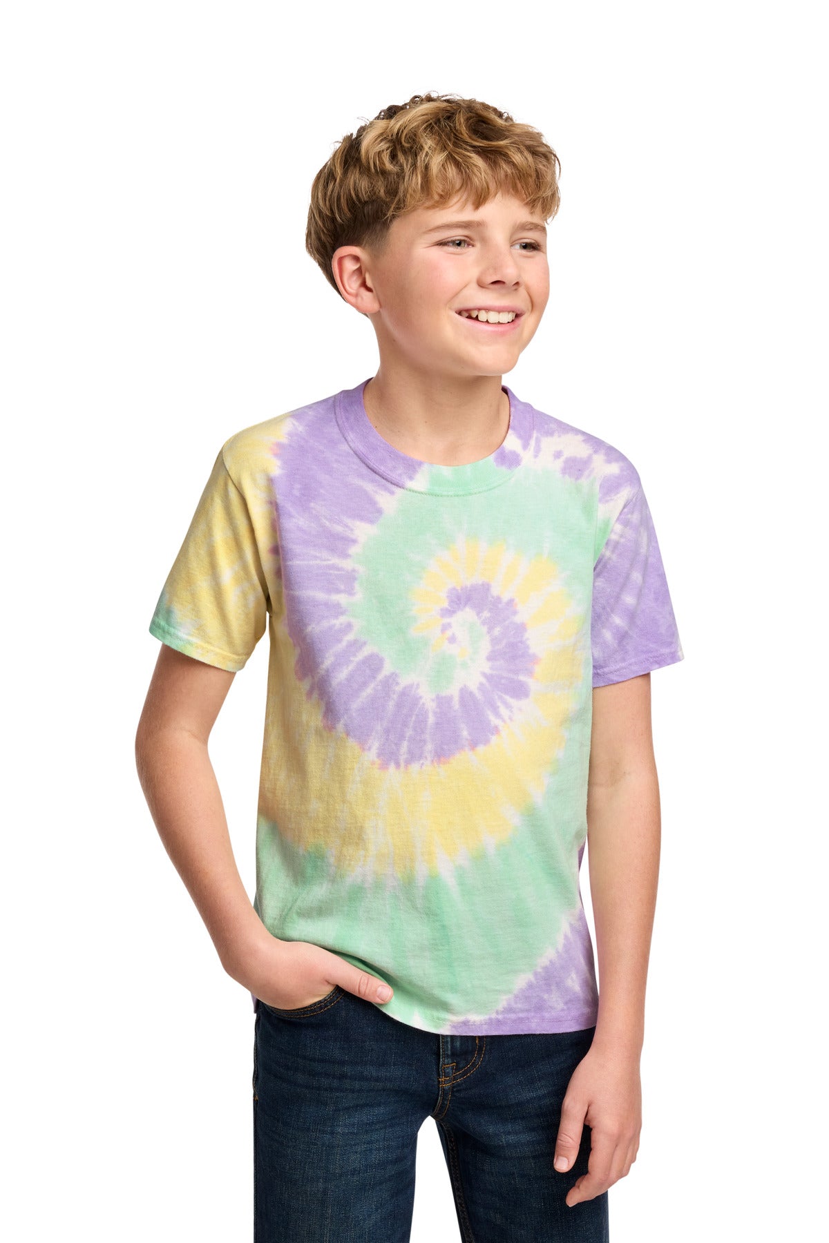 Port & Co PC147Y Youth Tie-Dye Tee