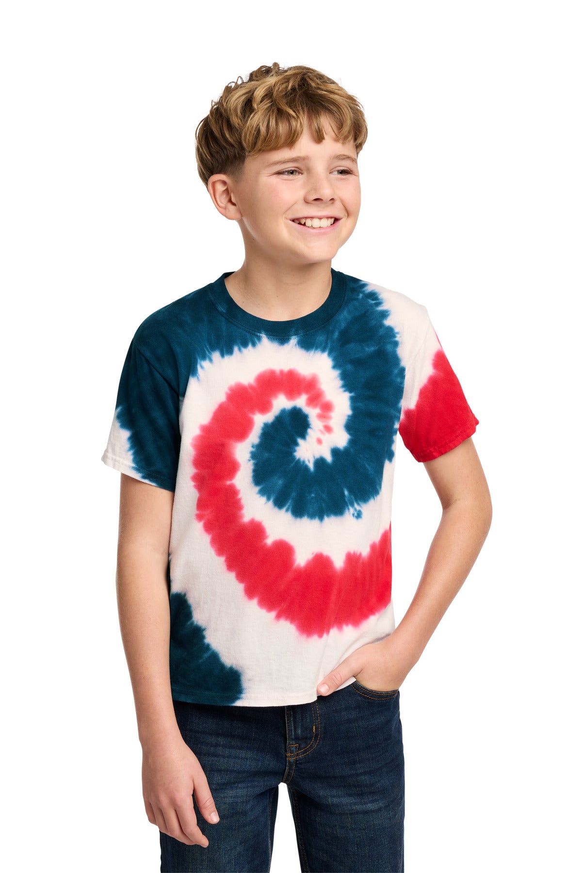 Port & Co PC147Y Youth Tie-Dye Tee