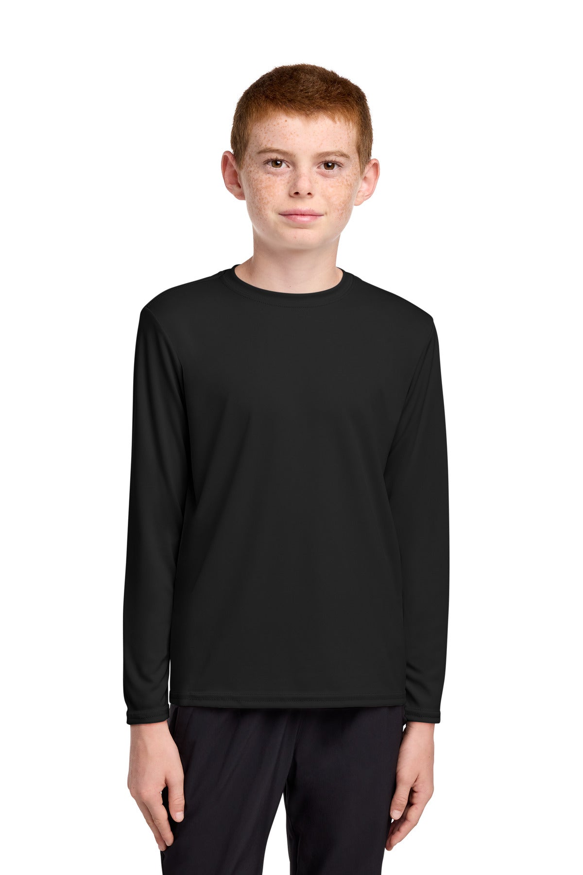 Port & Co PC380YLS Youth Long Sleeve Performance Tee
