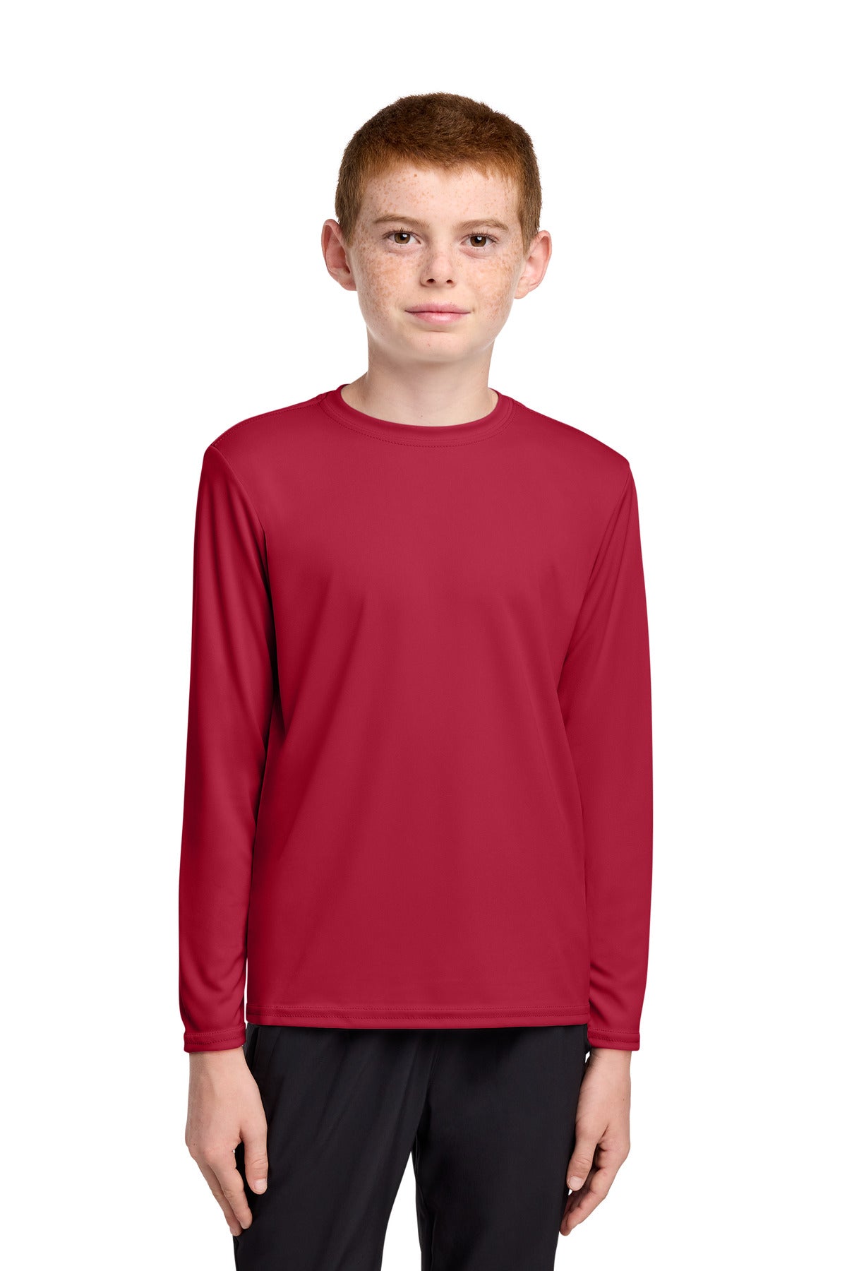 Port & Co PC380YLS Youth Long Sleeve Performance Tee
