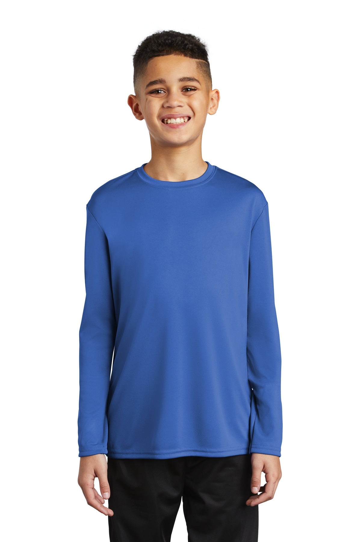 Port & Co PC380YLS Youth Long Sleeve Performance Tee
