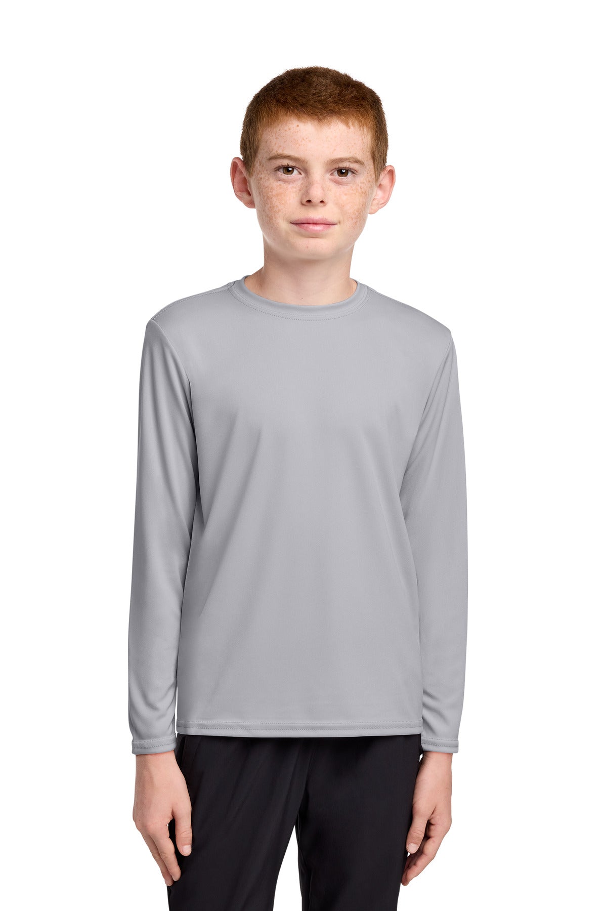 Port & Co PC380YLS Youth Long Sleeve Performance Tee