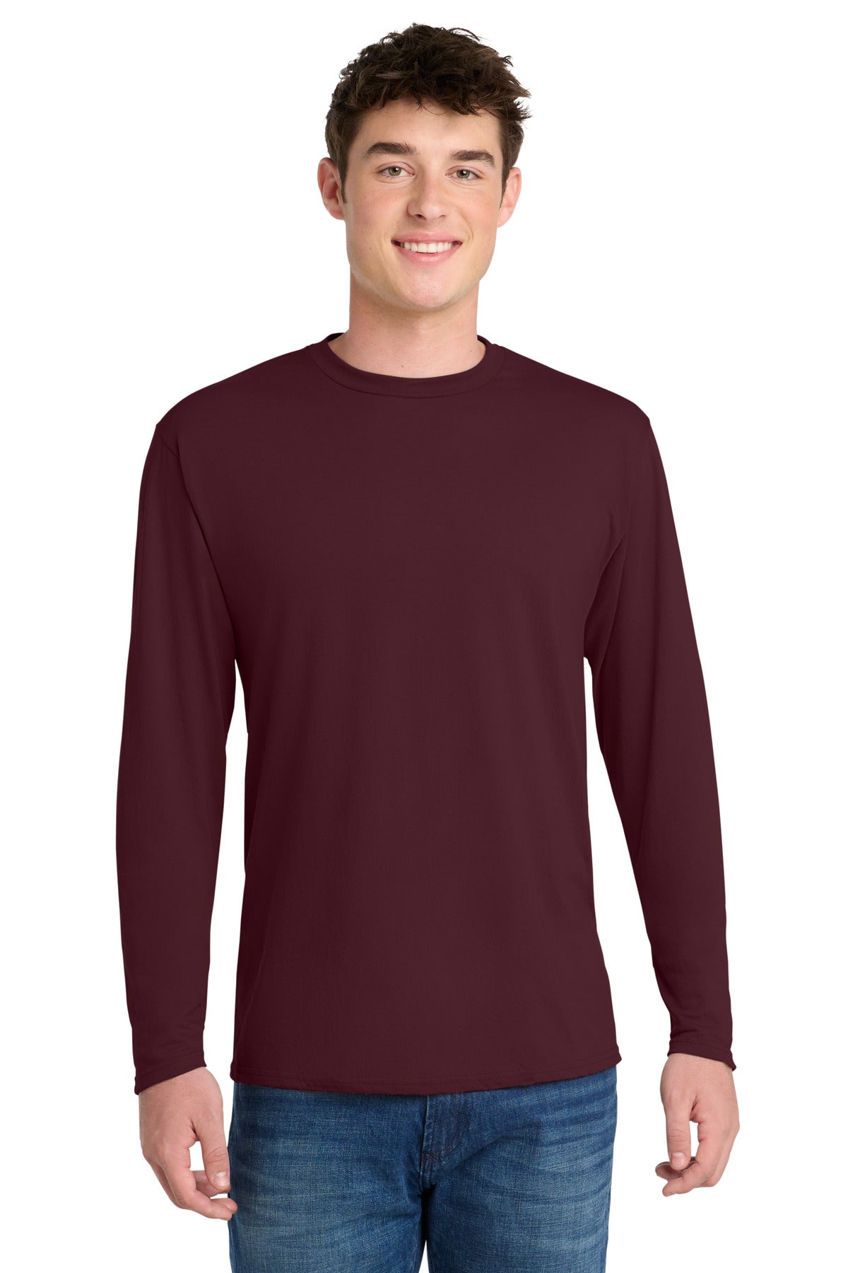 Port & Co PC381LS Long Sleeve Performance Blend Tee