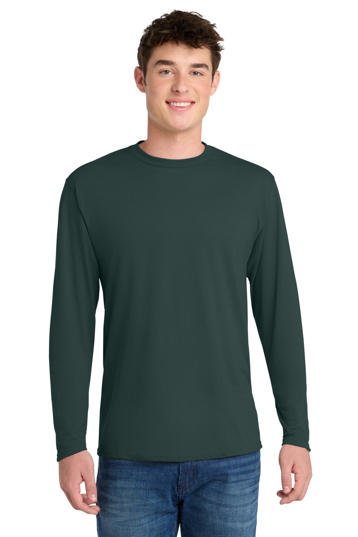 Port & Co PC381LS Long Sleeve Performance Blend Tee