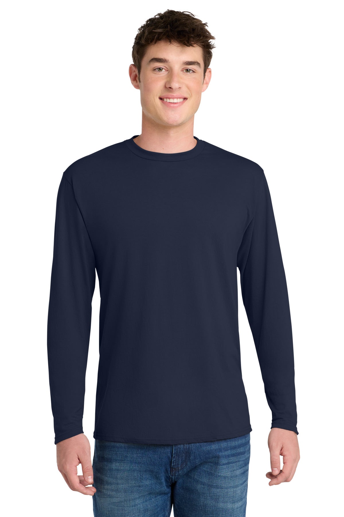 Port & Co PC381LS Long Sleeve Performance Blend Tee