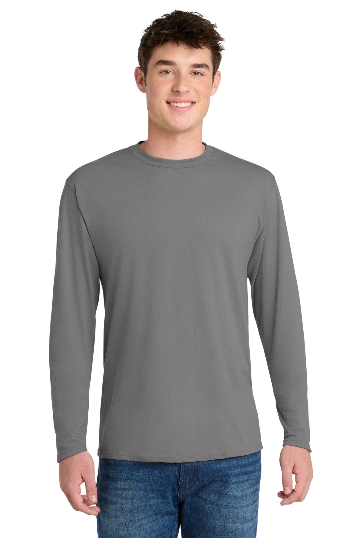 Port & Co PC381LS Long Sleeve Performance Blend Tee