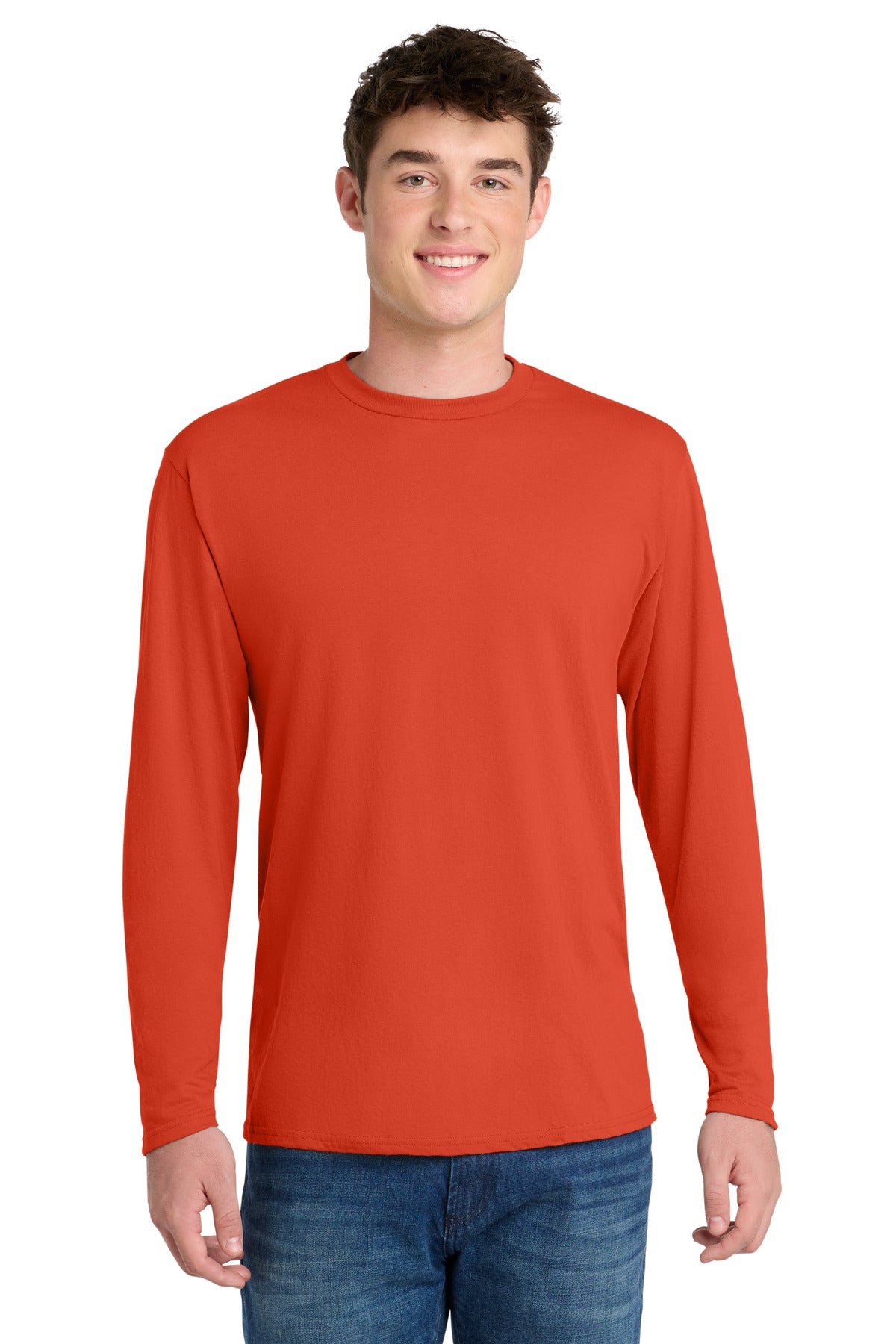 Port & Co PC381LS Long Sleeve Performance Blend Tee