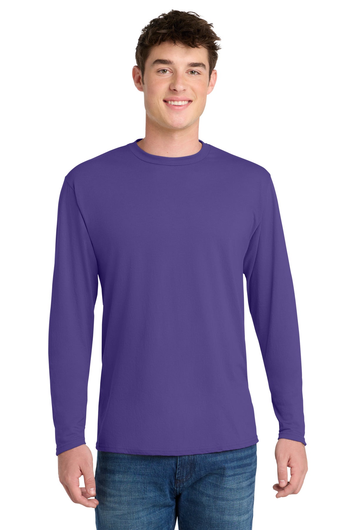 Port & Co PC381LS Long Sleeve Performance Blend Tee